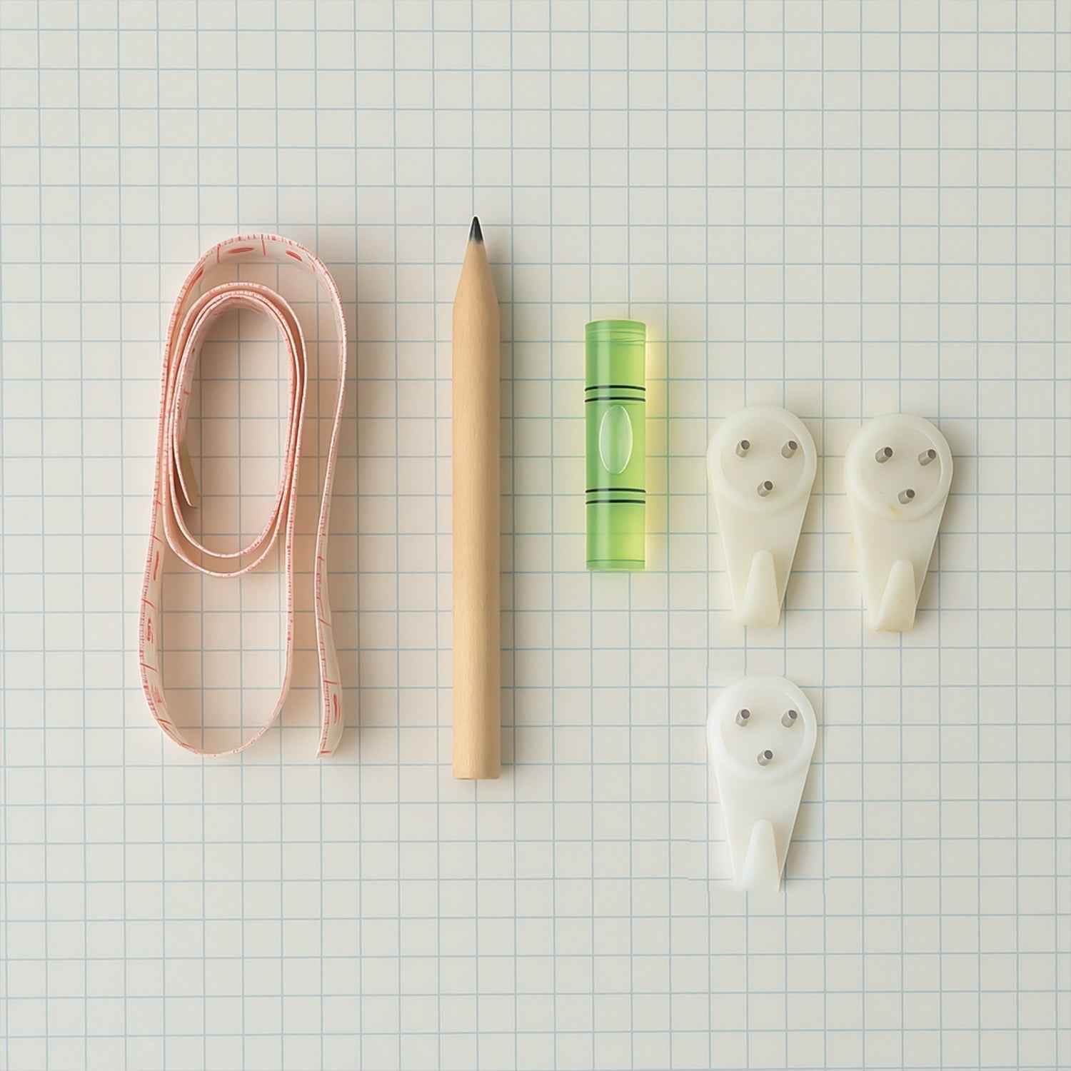 6-in-1 Wall Hanging & Measurement Tool Kit