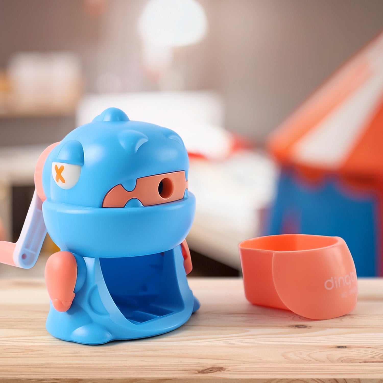 Sharpener for Pencil with Removable Tray Hardiness Steel Cutter, Kids Teddy Shaped Pencil Sharpener Machine, Birthday Return Gift Stationary Gifts Variety Bazaar