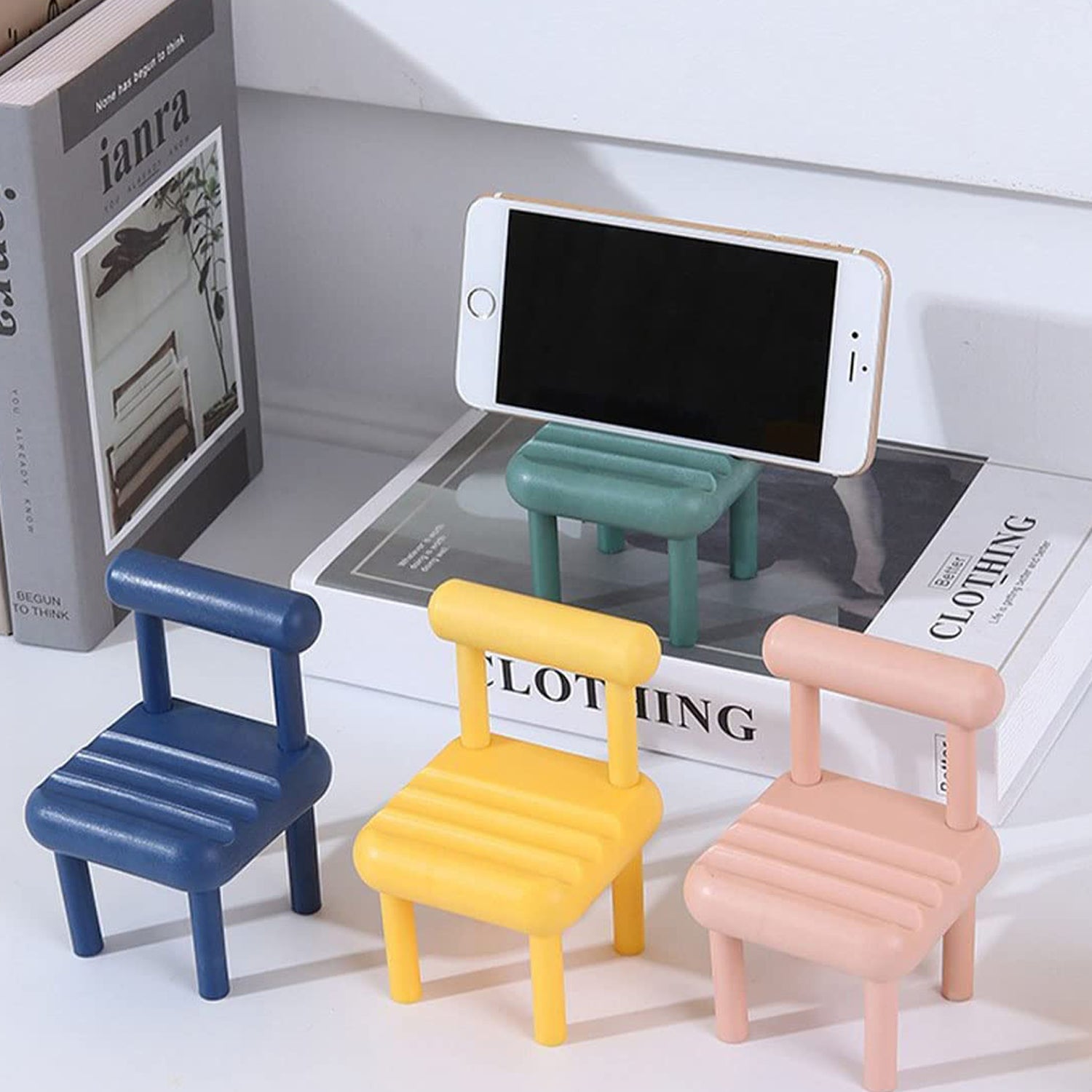 Mini Chair Phone Holder for All Mobile Phones (1 Pc) Variety Bazaar