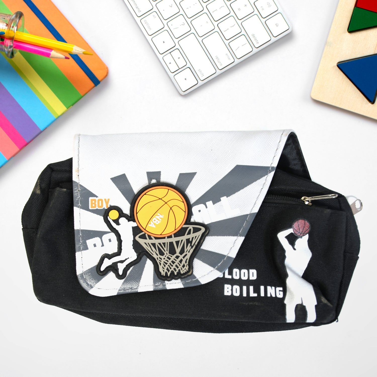 Mix Design Pouch – Stylish and Versatile Storage Bag (1pc) Variety Bazaar