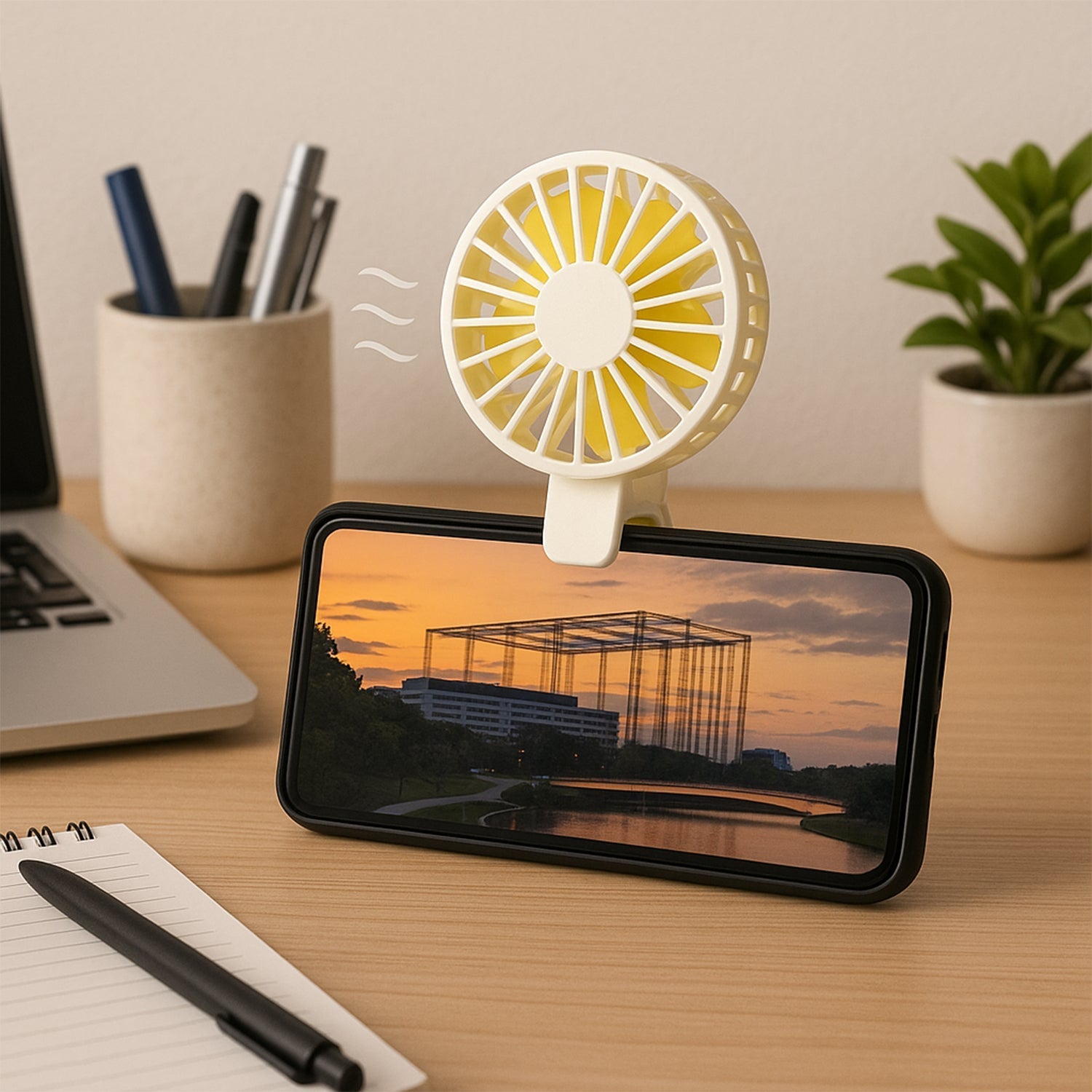 Mini USB Handheld Fan, Portable Rechargeable Mini Fan for Home, Office, Travel and Outdoor Use (1 Pc) Variety Bazaar