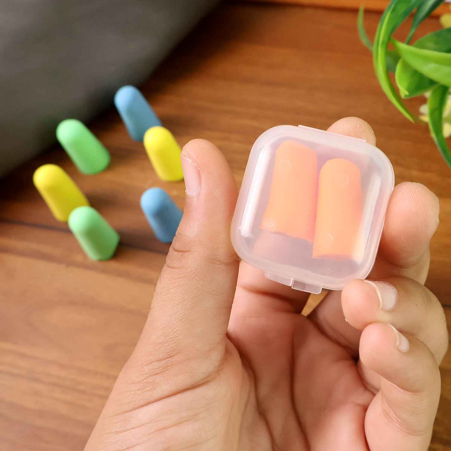 Soft Foam Noise-Cancelling Earplugs 4 pairs