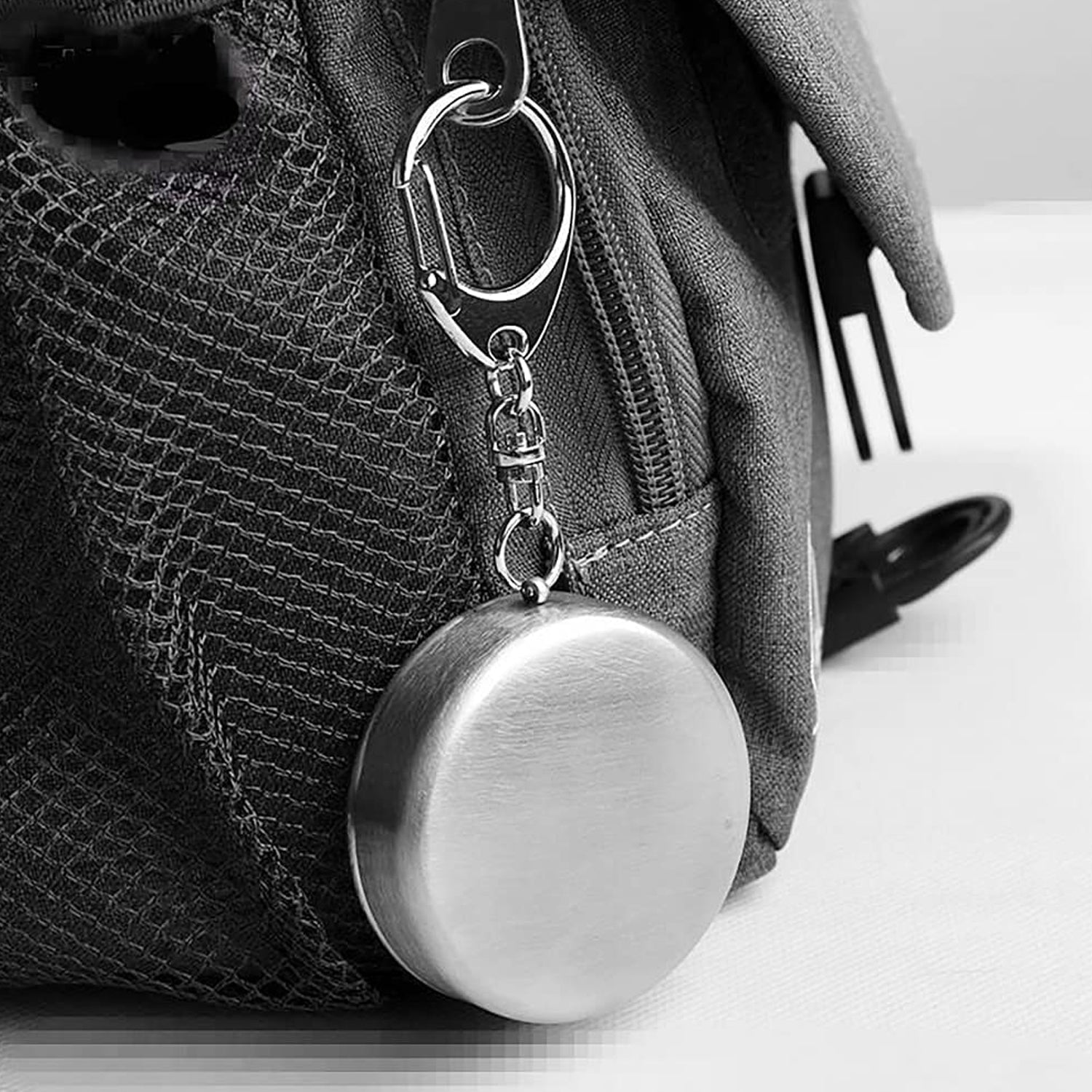 2 in 1 Camping Folding Cup with Keychain (1 Pc) Variety Bazaar