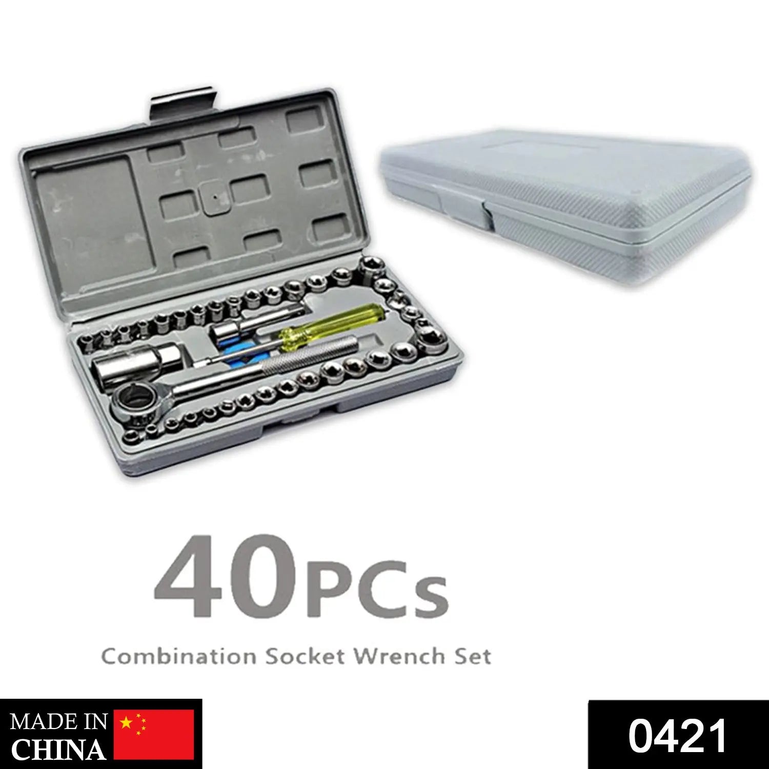 0421 Socket Combination Toolkit (40 pcs) - varietybazaar.co.in