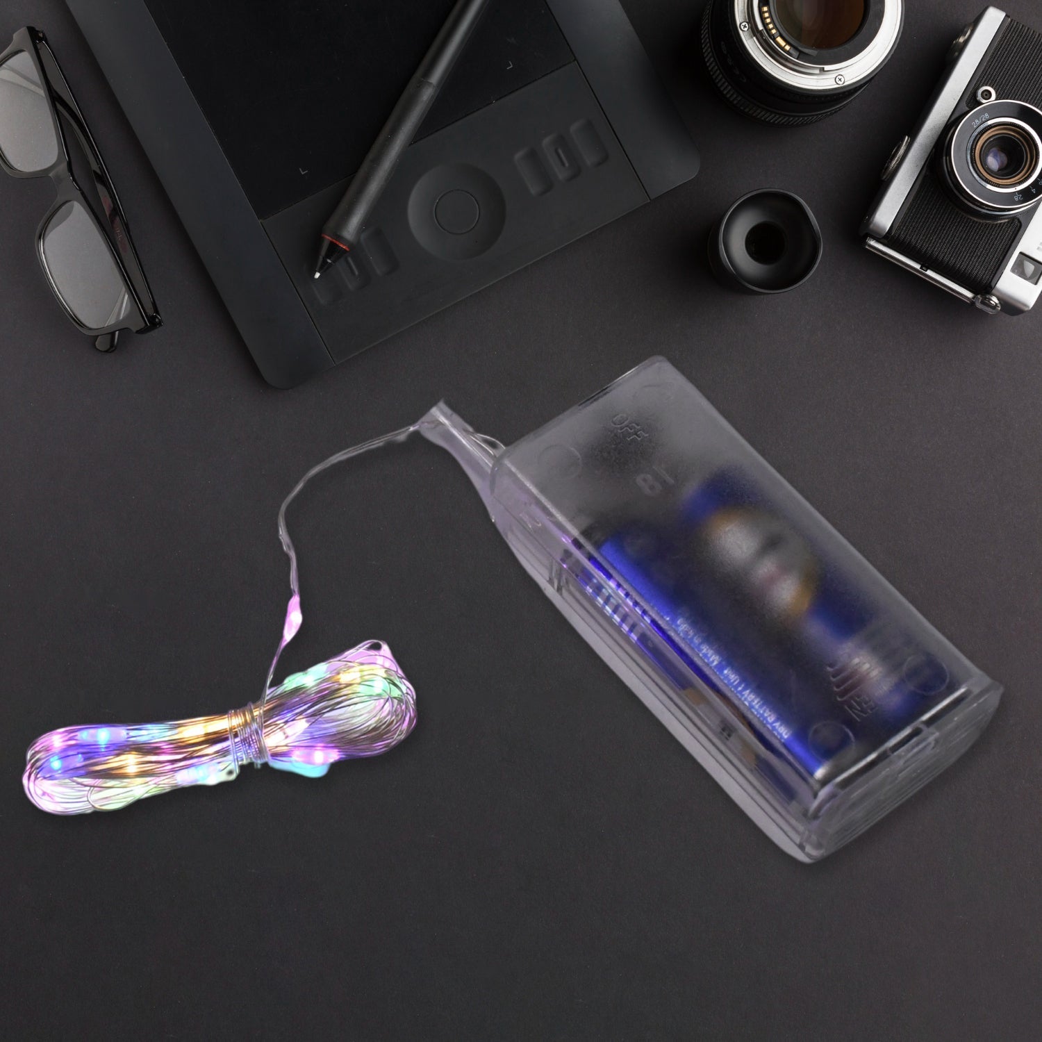 Multicolor 2AA Battery Powered, Copper Wire String Fairy Lights with 30 LEDs Variety Bazaar