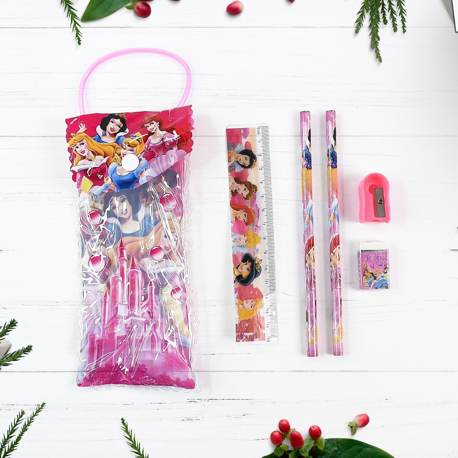 Fun & Functional! 5-in-1 Cartoon Pencil Set for School & Play (5 Pc) Variety Bazaar