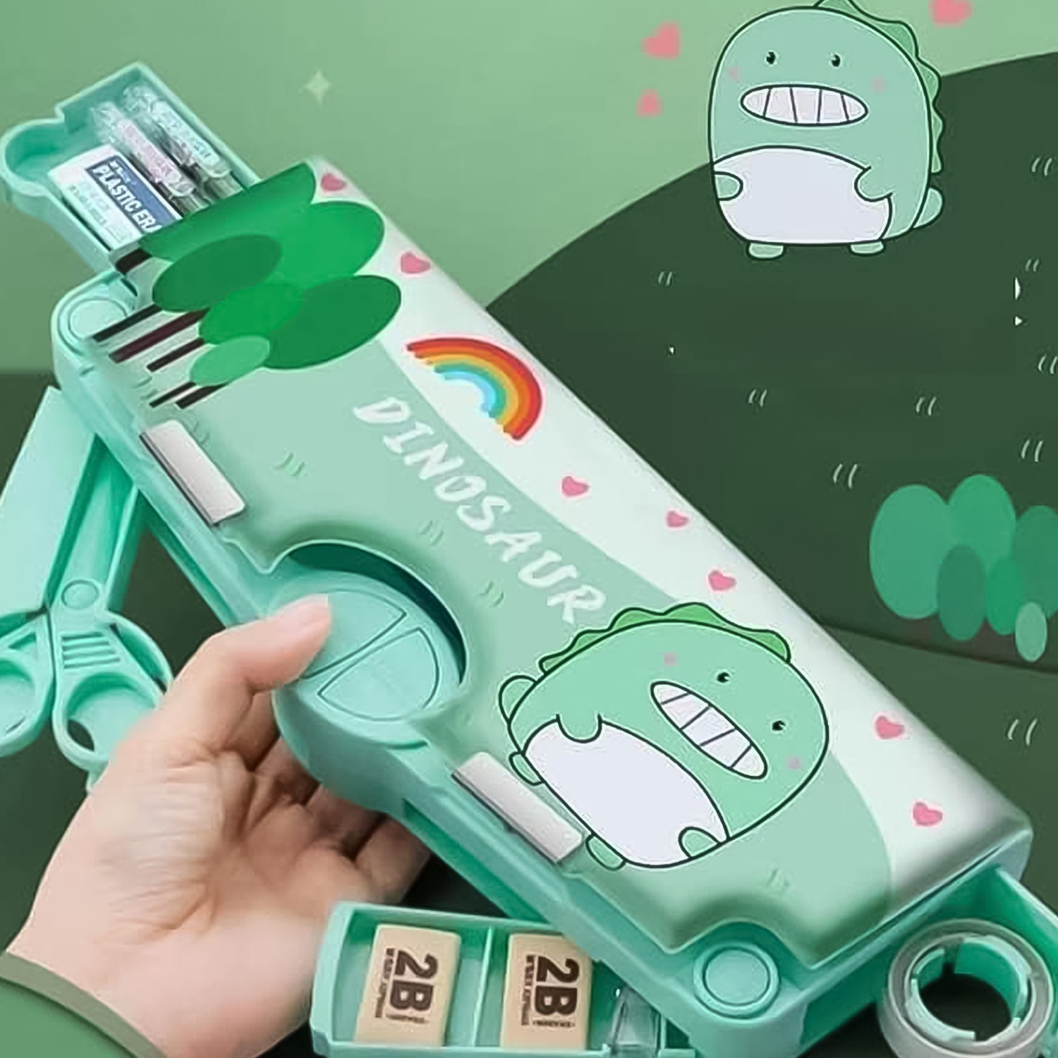 Multifunctional Pencil Box for Kids (Magnetic, Pop-Up) Variety Bazaar