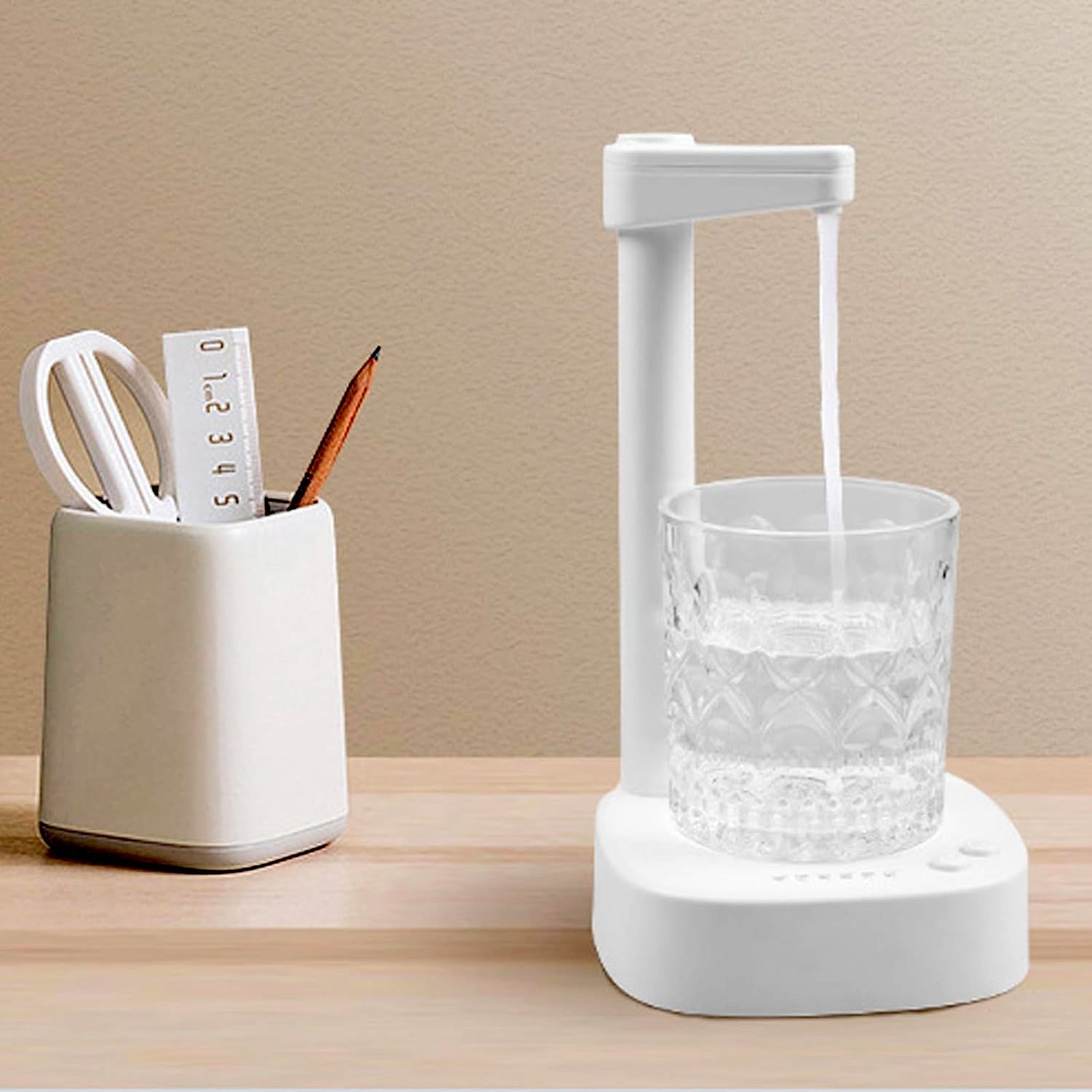 USB Charging Desktop Water Dispenser – Smart One Button Operation, Portable Water Pump for Home & Office Variety Bazaar