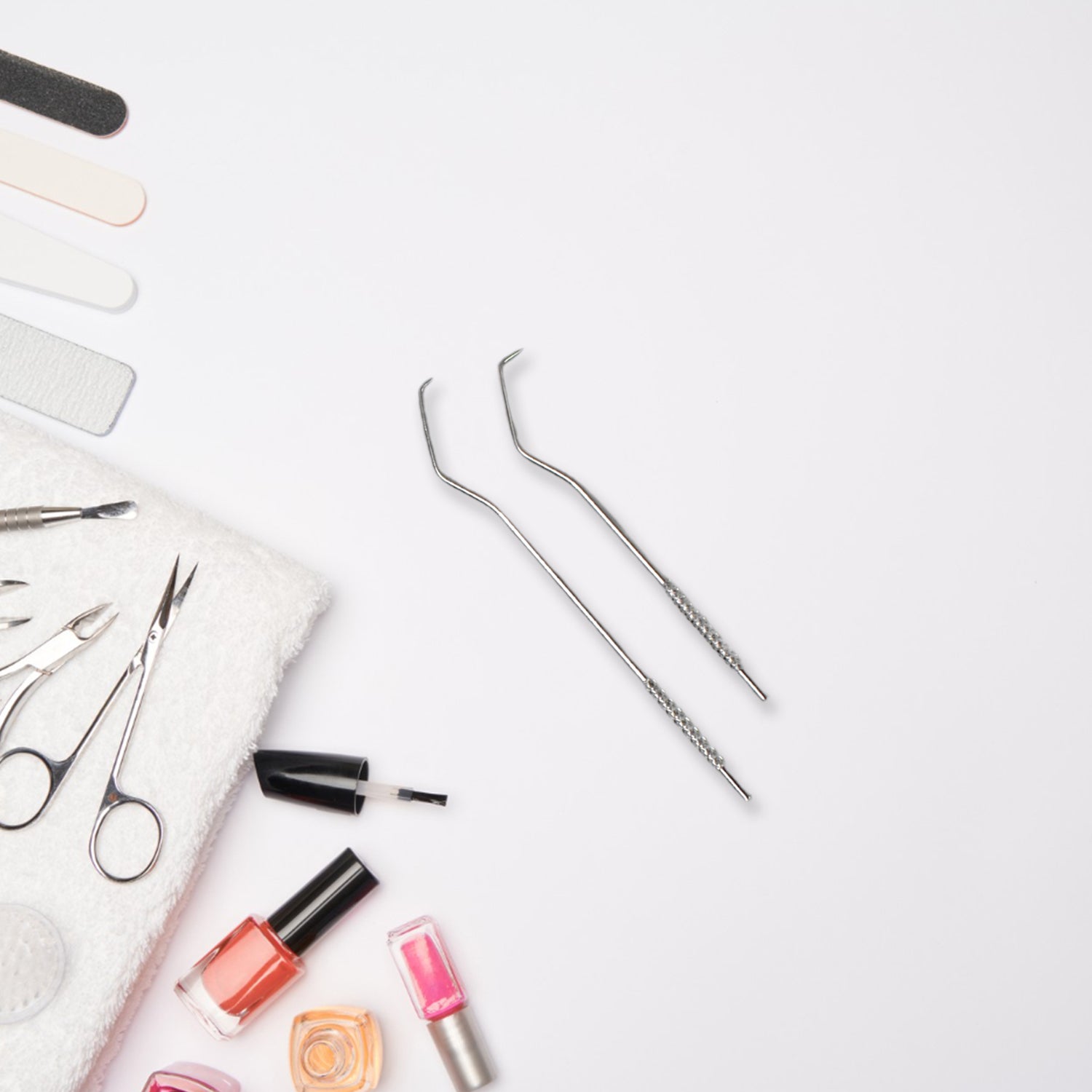 7 IN 1 STAINLESS STEEL TOOTHPICK FLOSSIER SET (1 SET / With Case) Variety Bazaar