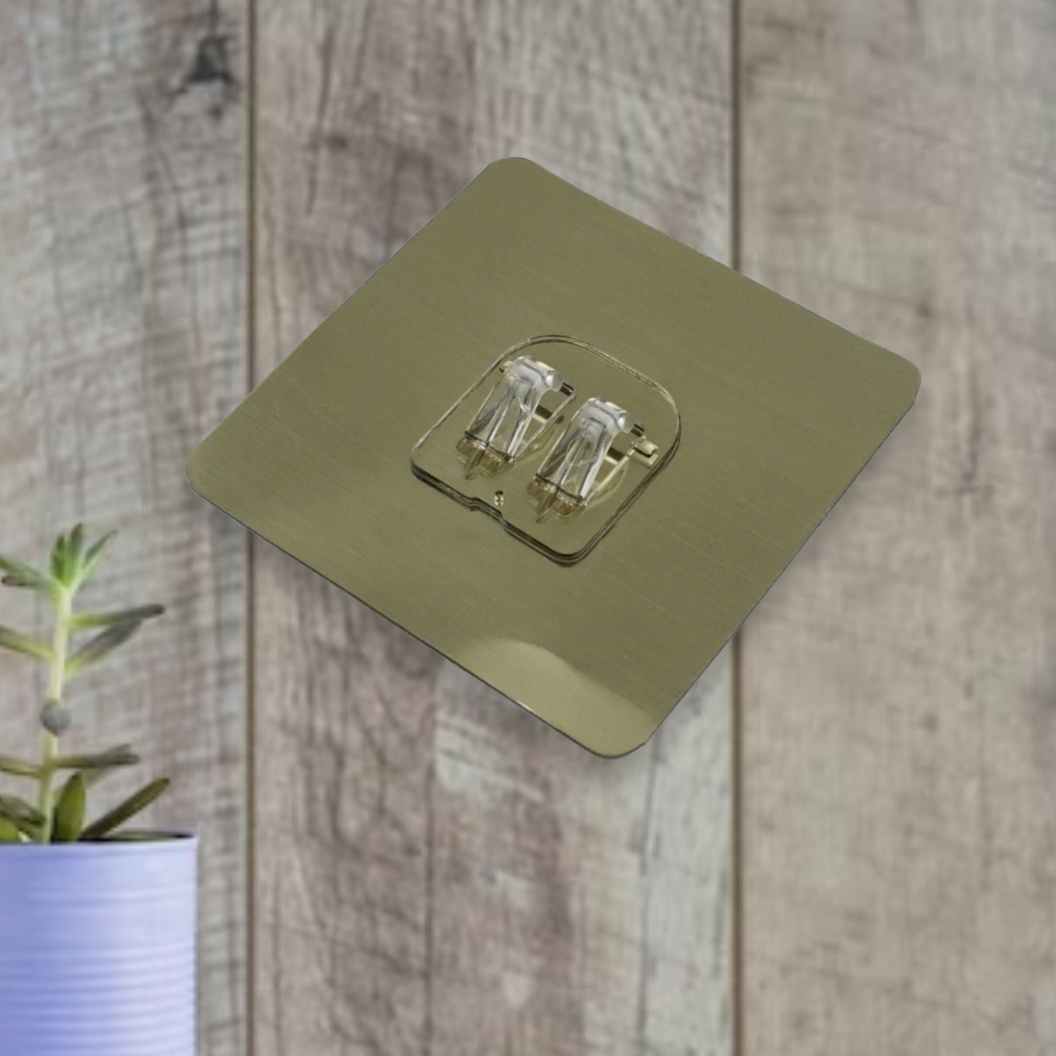 7434 Adhesive Sticky Waterproof and Oil Proof, Reusable Wall Utility Seamless Wall Hook Travel Sahayak