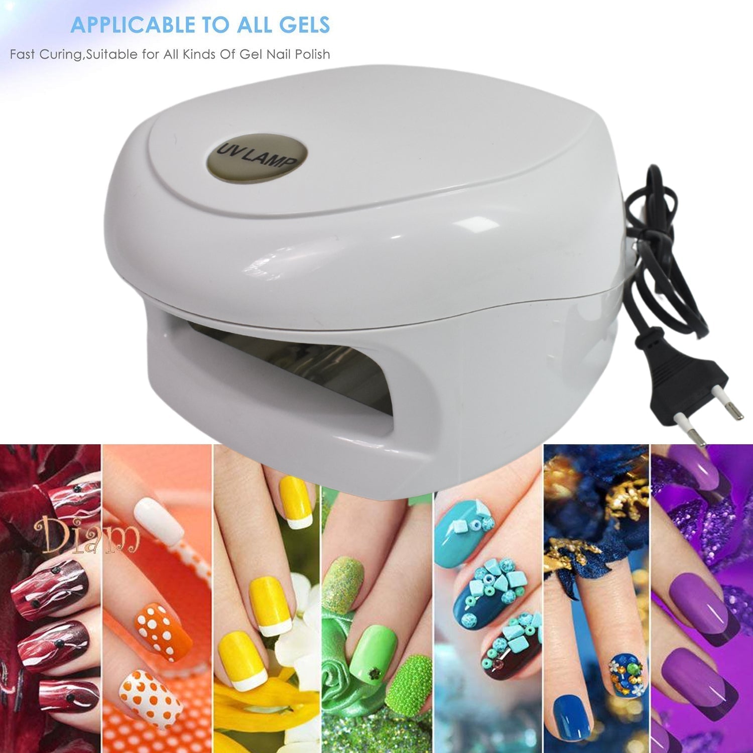 18W LED UV Lamp Nail Dryer Gel Nail Lamp Nail Polish Curing Lamp (1 Pc) Variety Bazaar