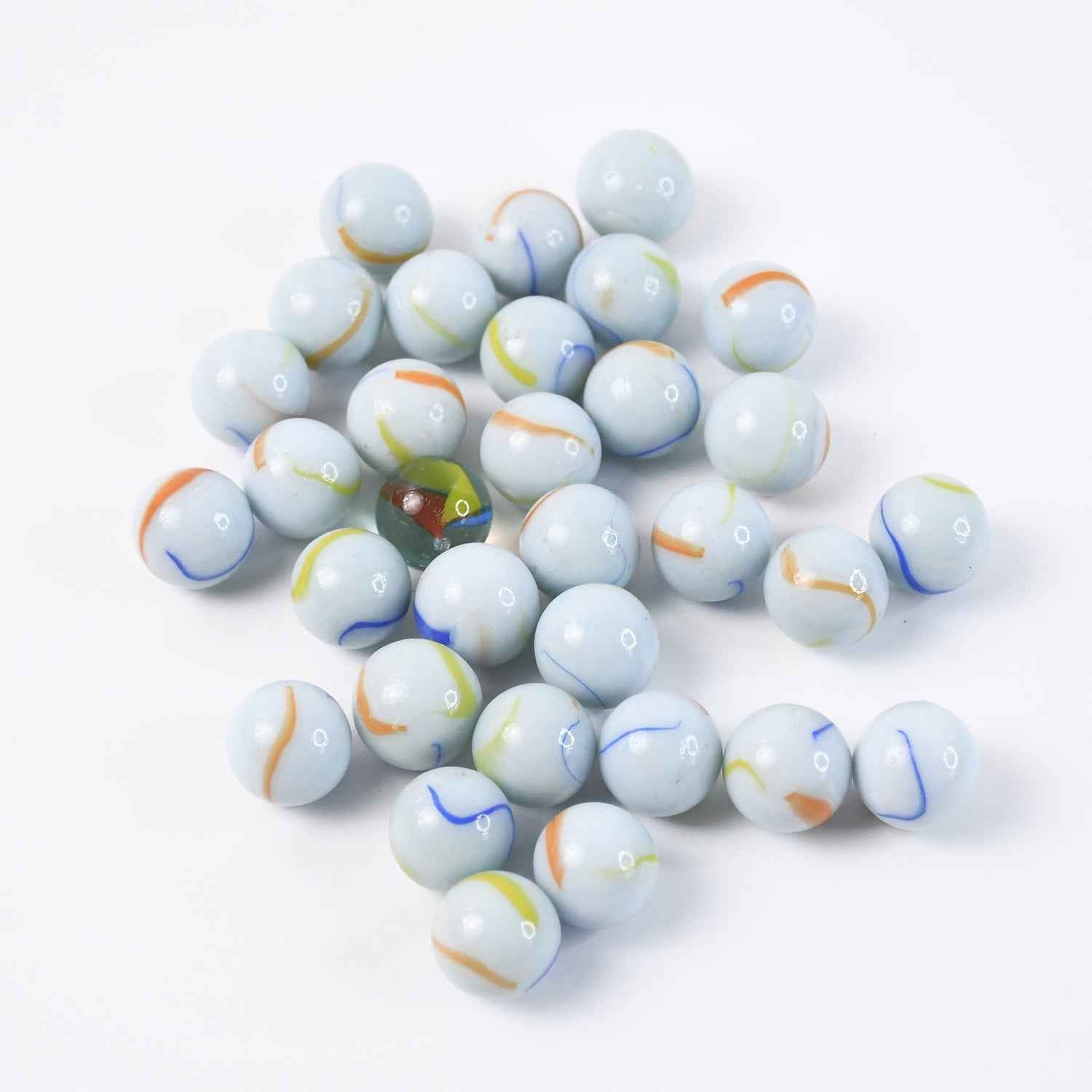 Classic Glass Marbles Pack of Approx 30 Pc
