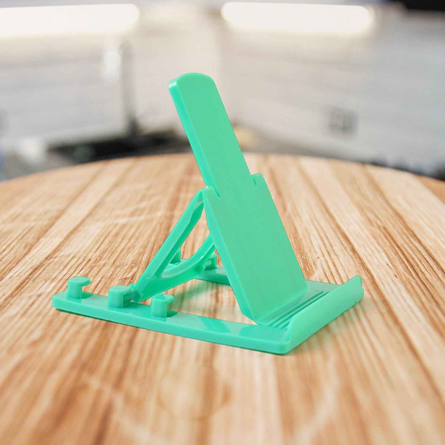 Adjustable Foldable Plastic Mobile Phone Stand Holder (2 Pc)