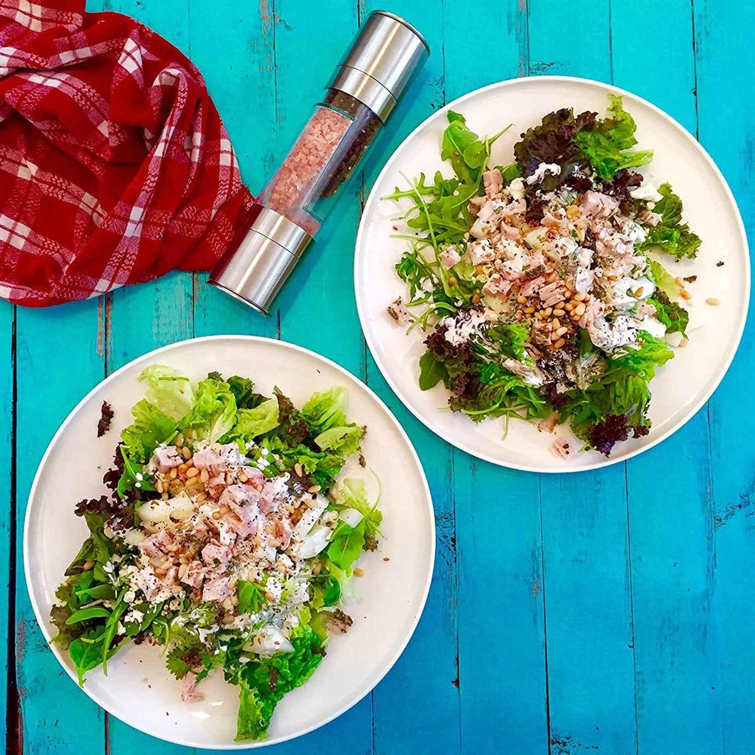 2-in-1 Stainless Steel Salt and Pepper Grinder