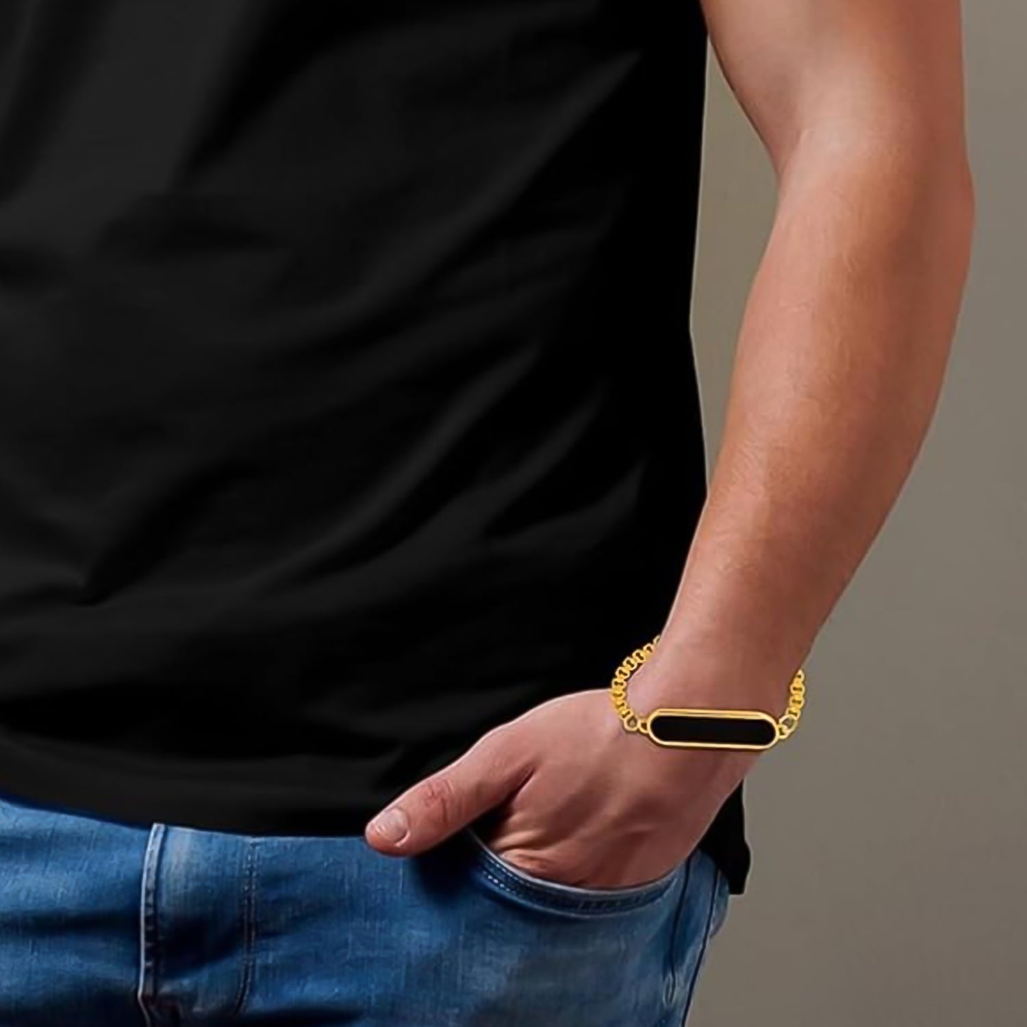 Golden Bracelet, Gift Bracelet (1 Pc) Variety Bazaar