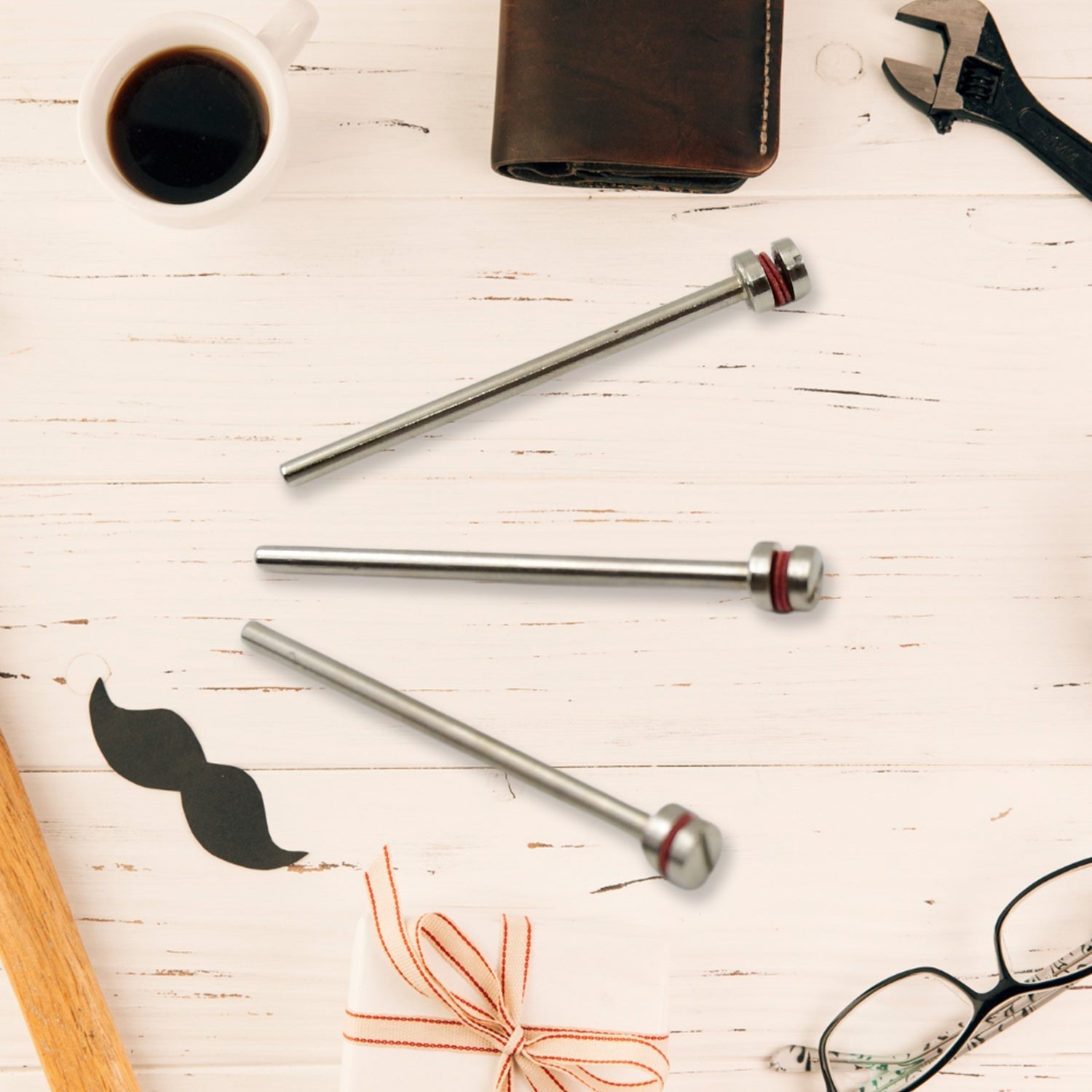 Cut-Off Wheel Screw Mandrels Shank Dia Cutting Disc Holder (3 Pcs Set) Variety Bazaar