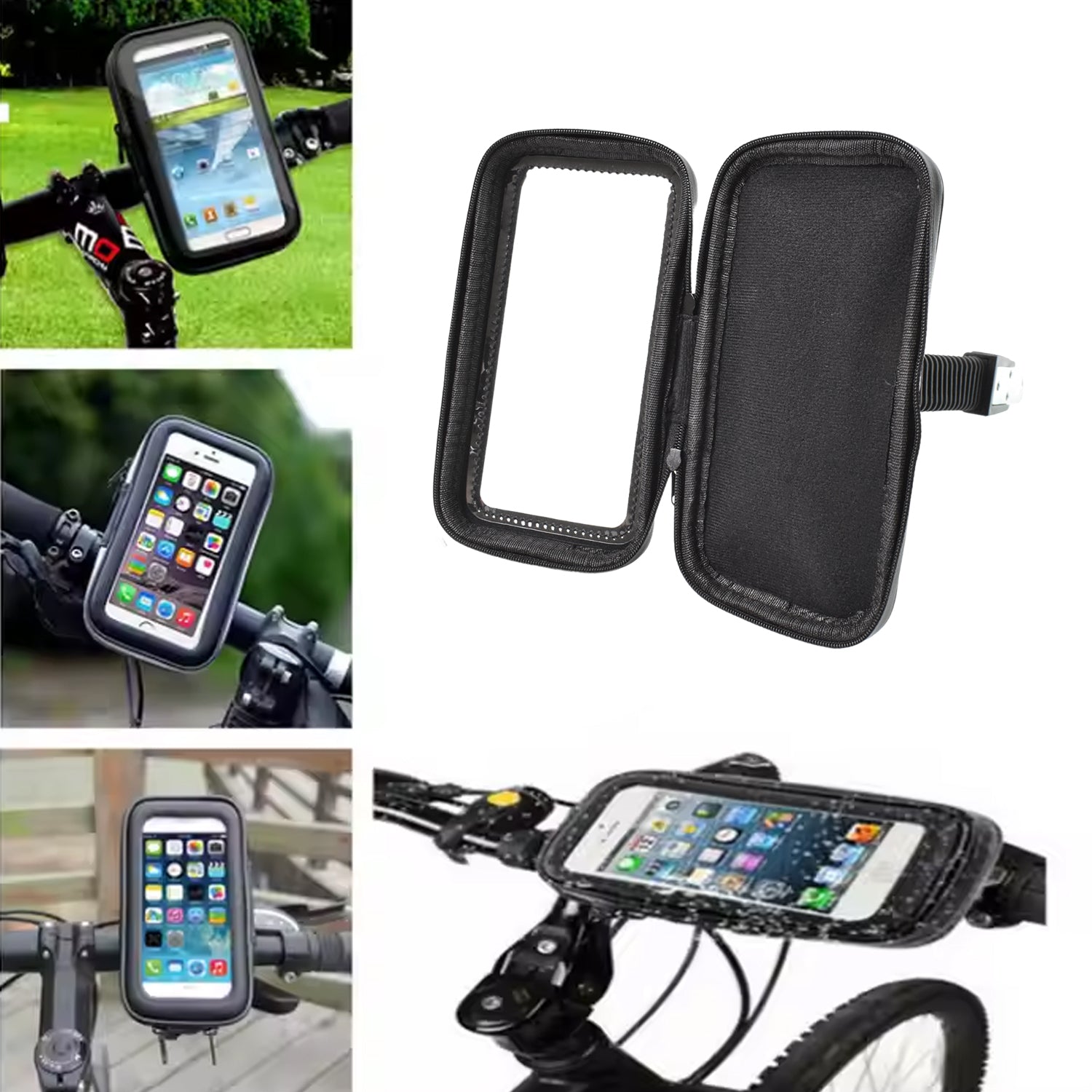 Phone Holder Case Weather Resistant Bike Mount (1 Pc) Variety Bazaar