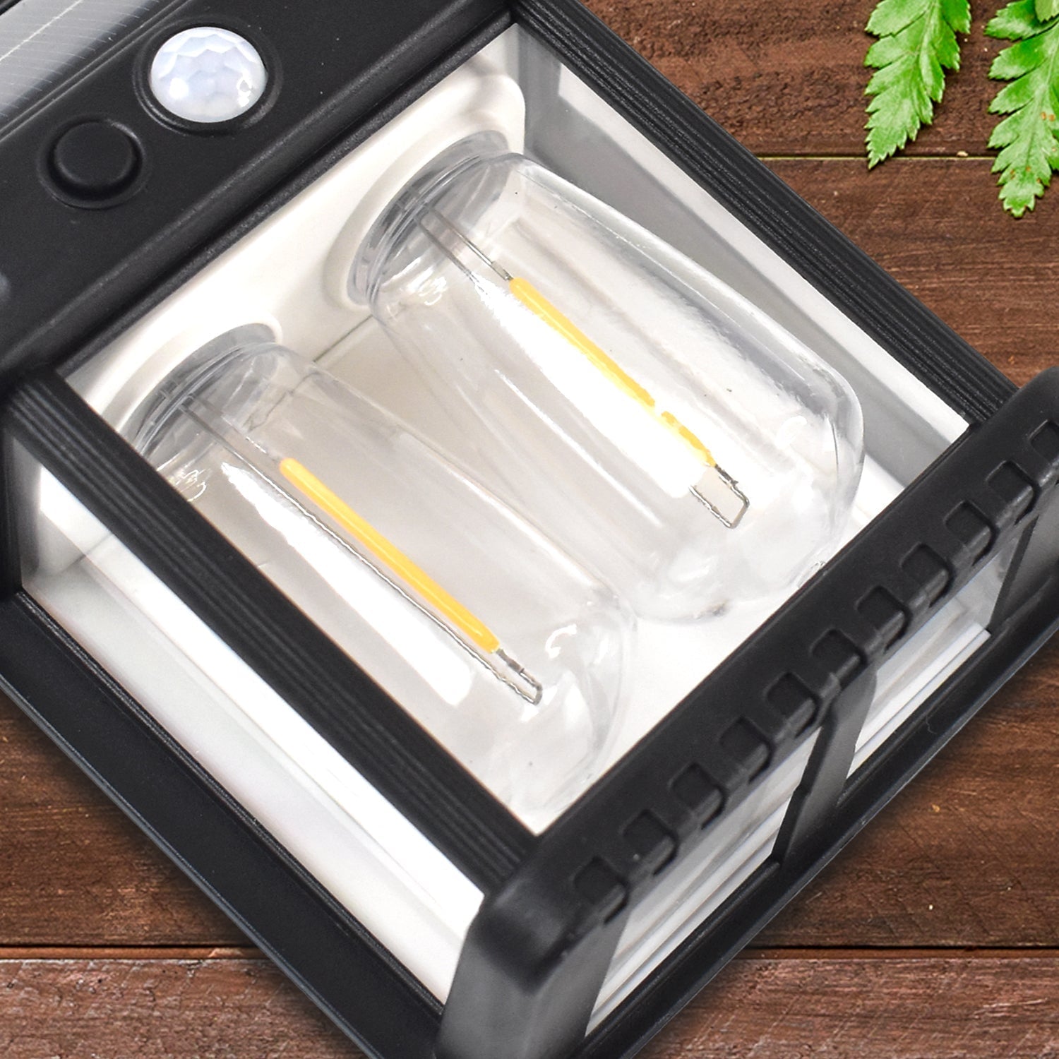 18W Solar Wall Double Lights / Lamp with 2 Modes & Motion Sensor (1 Pc) Variety Bazaar