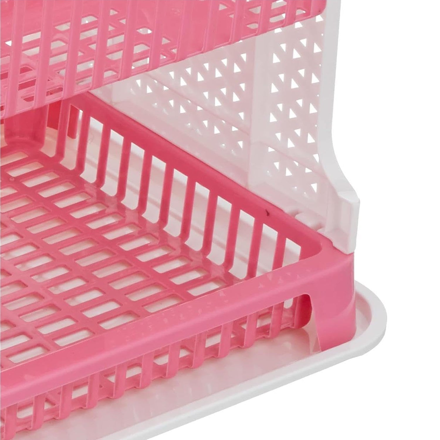 Plastic Kitchen Organizer Rack with Water Storing Tray Variety Bazaar