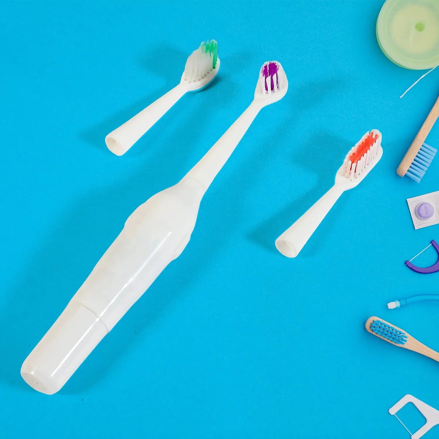 7324 ELECTRIC TOOTHBRUSH FOR ADULTS AND TEENS, ELECTRIC TOOTHBRUSH BATTERY OPERATED DEEP CLEANSING TOOTHBRUSH (Battery Not included) - varietybazaar.co.in