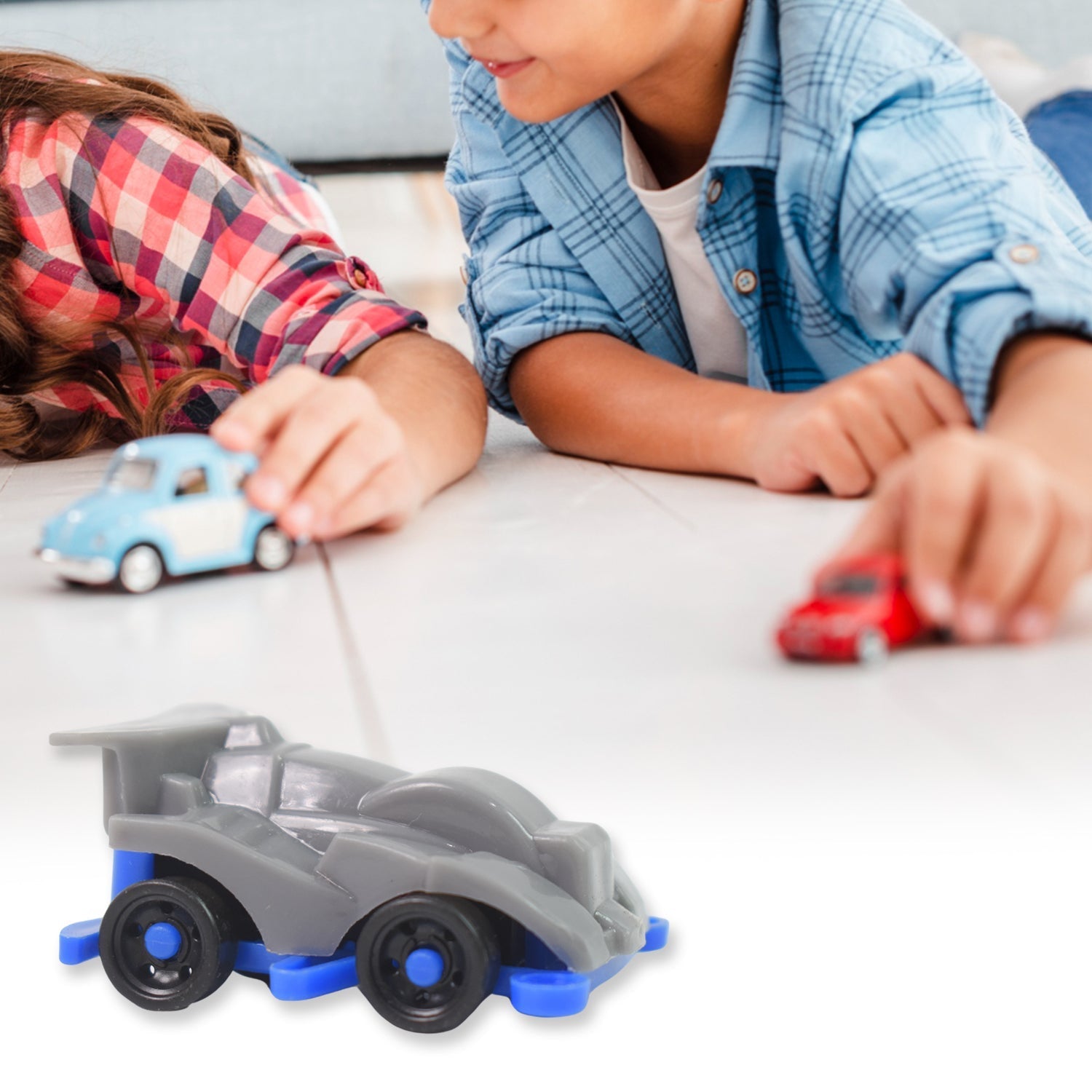 Mini Pull Back Car & Aeroplane Plastic Pull Back Car Cartoon Toys (12 Pcs Set) Variety Bazaar