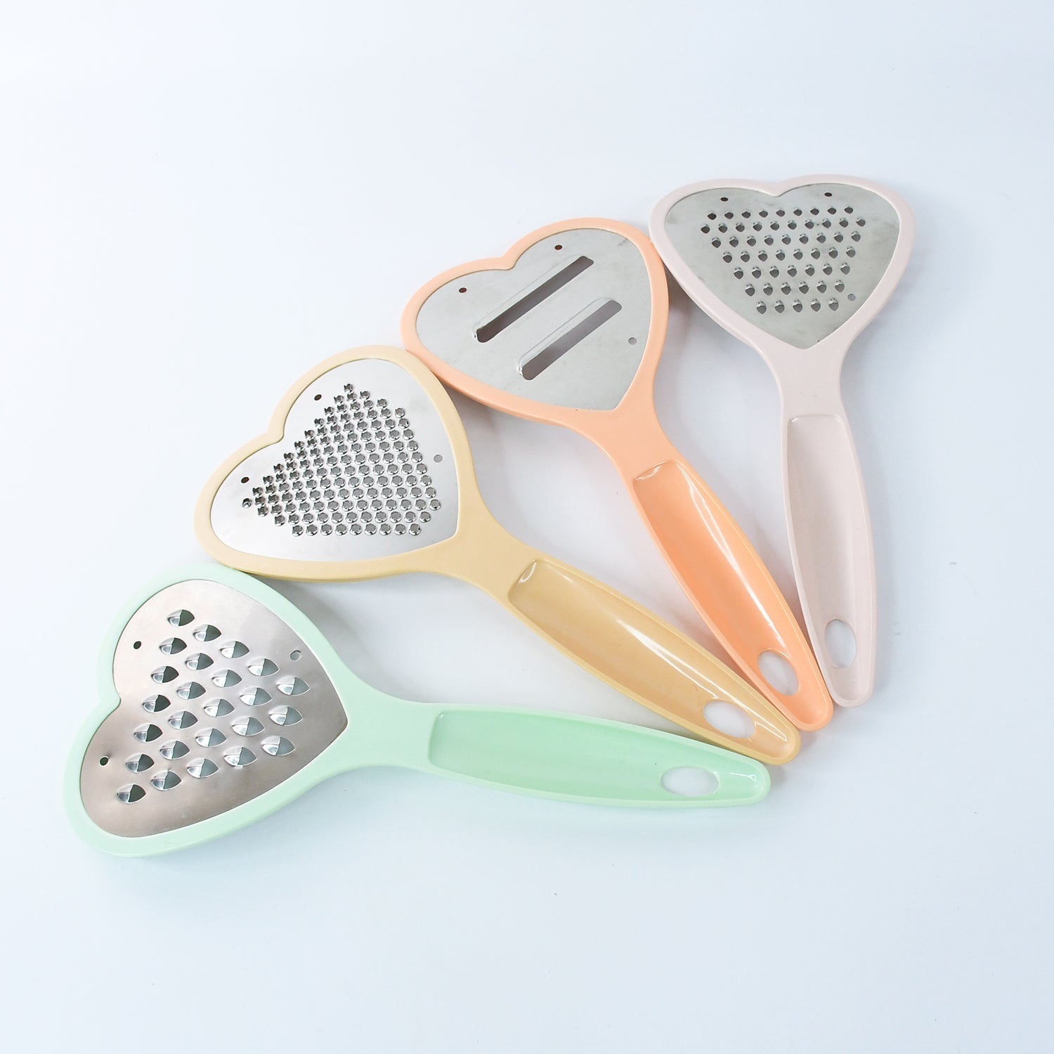 Heart Grater Set and Heart Grater Slicer Used Widely for Grating and Slicing of Fruits, Vegetables, Cheese Etc. Including All Kitchen Purposes. Variety Bazaar
