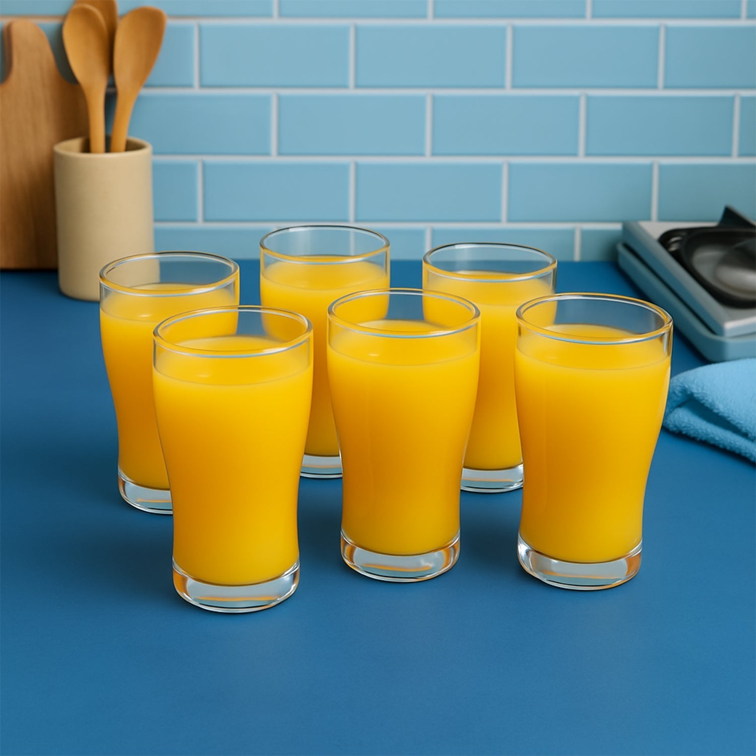 Apex Vista Unbreakable Pitcher Glass Set – 350 ML (Approx) | 6-Piece Variety Bazaar