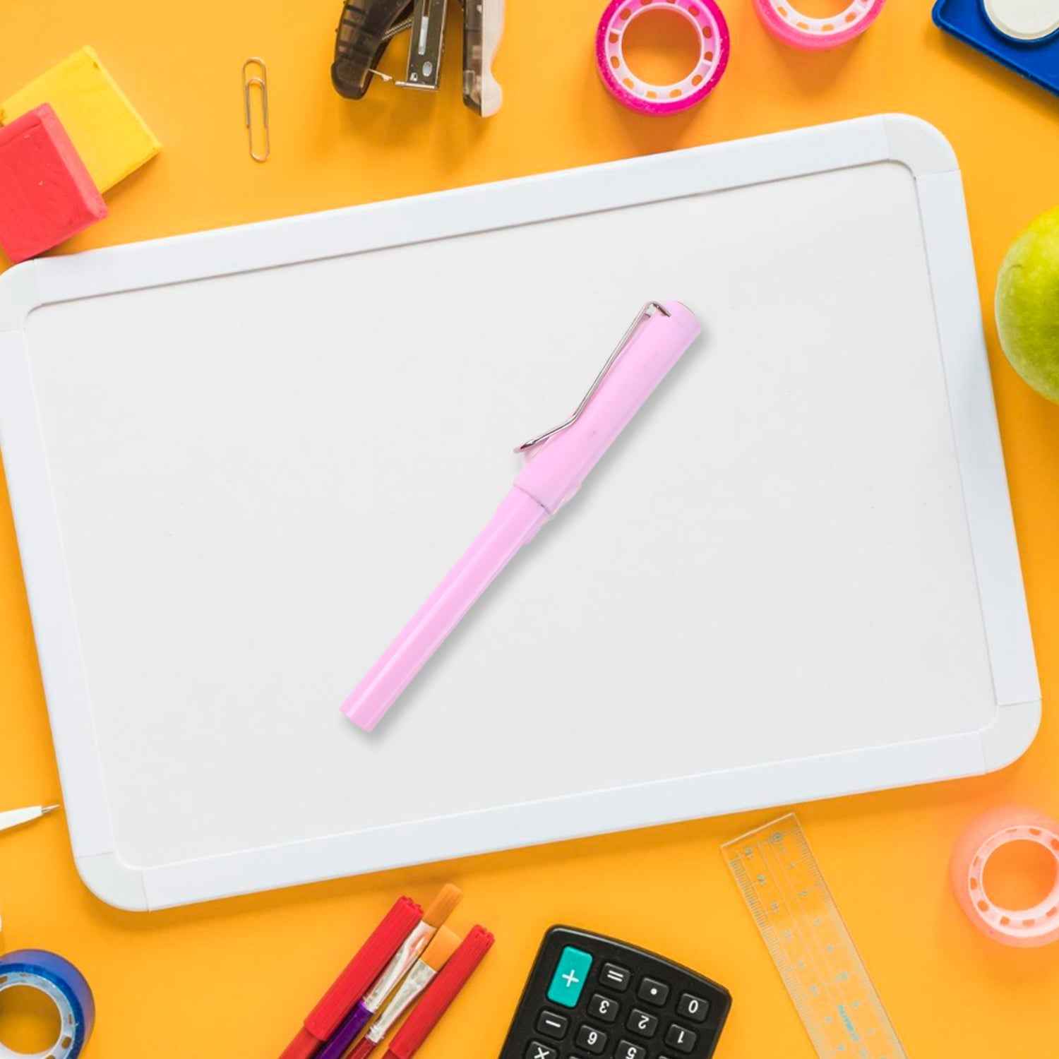 Pink 2-in-1 Everlasting Magic Pencil with Replaceable Eraser – Inkless, Reusable, Portable