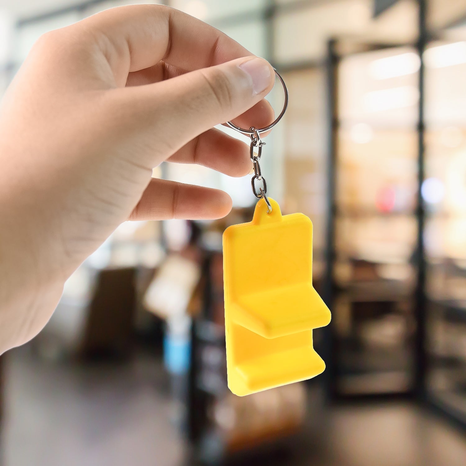 Plastic 2-in-1 Mobile Stand Keychain (1 Pc) Variety Bazaar