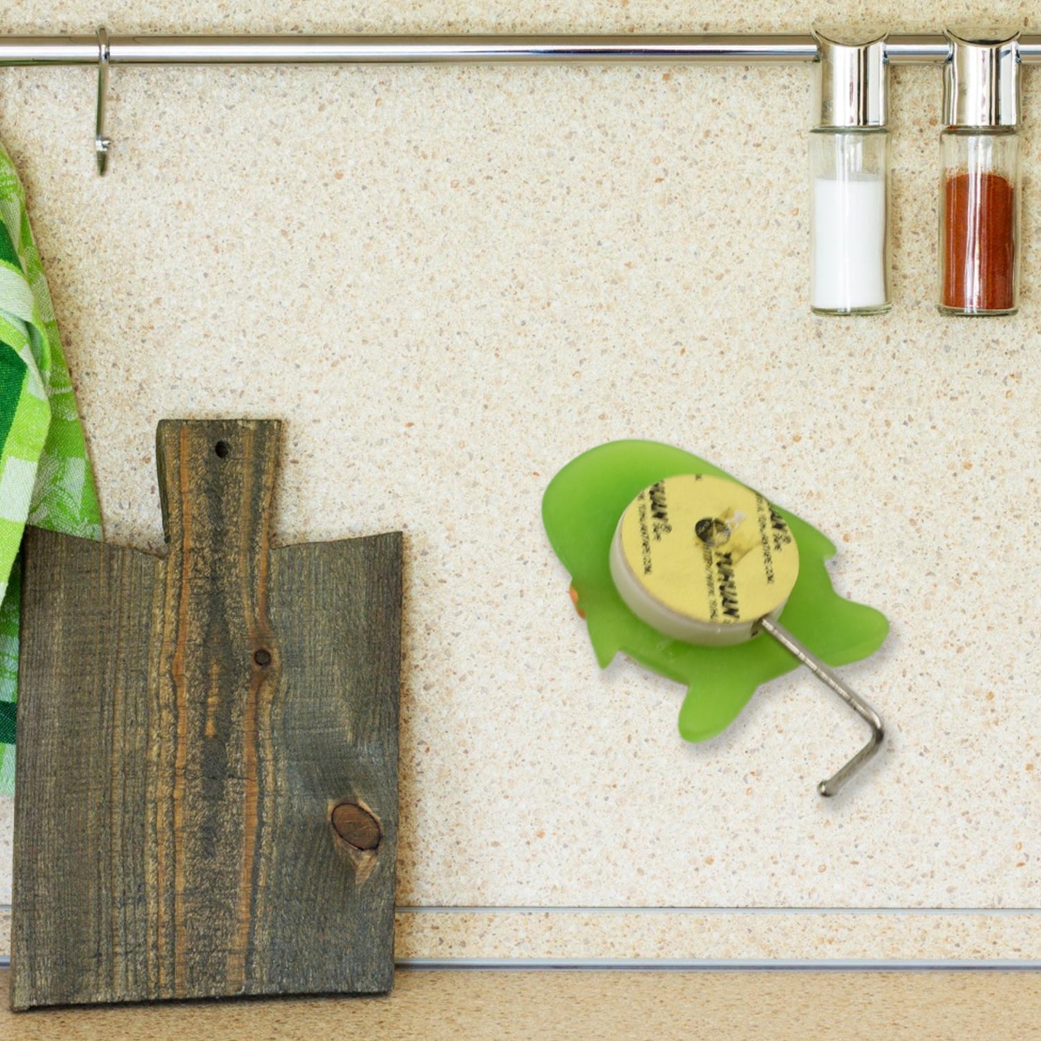 Multipurpose Strong Hook Self-Adhesive hooks (1 Pc / Mix Design) Variety Bazaar