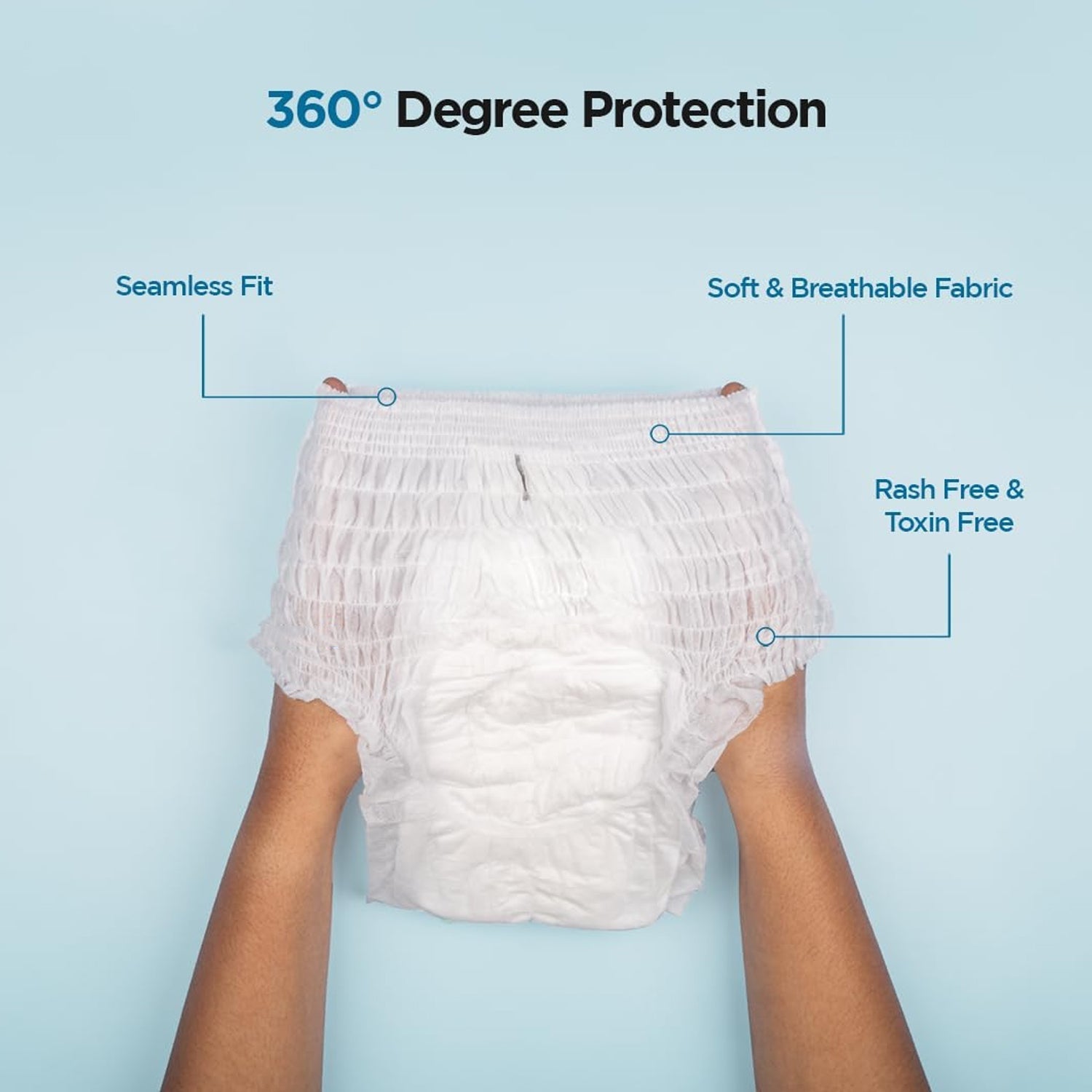 Women's Emergency Kit, Travel Kit- Includes Seamless Underwear, Pantyliner, Feminine Hygiene Sachet First Period Kit (10 Pcs) Variety Bazaar