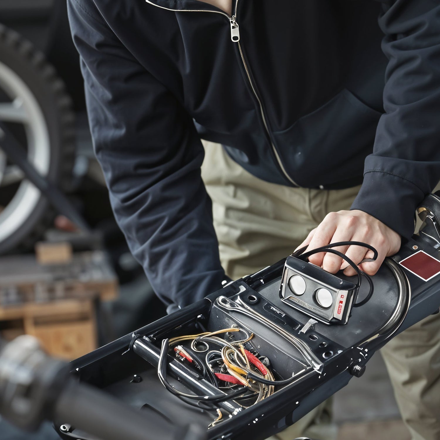 6 Mode LED Spotlight Universal Ultra Mini Double Lens Fog Light (1 Pc) Variety Bazaar