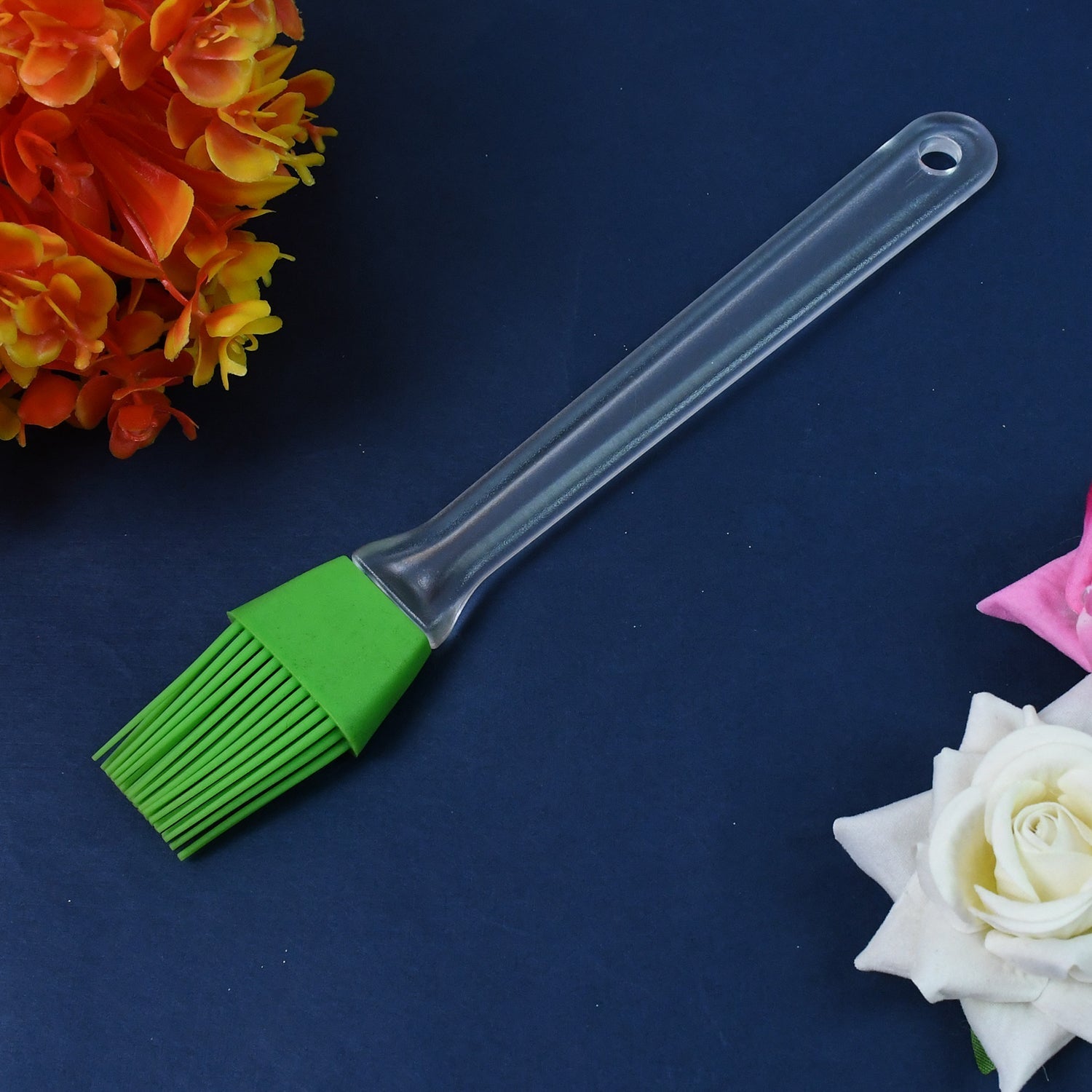Silicone Spatula and Pastry Brush Special Brush for Kitchen Use (1 Pc / 23 Cm) Variety Bazaar