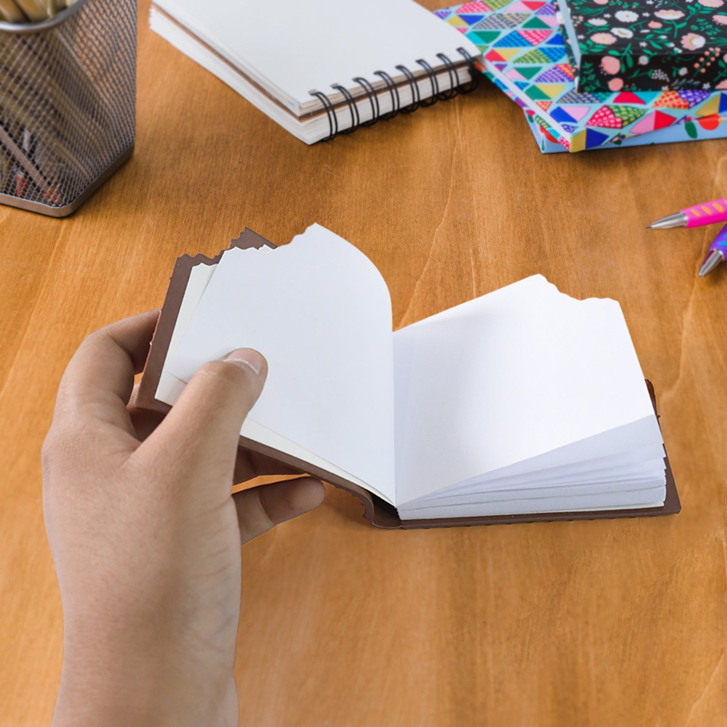 Chocolate Diary Notebooks Original Chocolate Smell Writing Practice Book Early Learning Copybook Premium Chocolate Book ( 1Pc Book ) Variety Bazaar