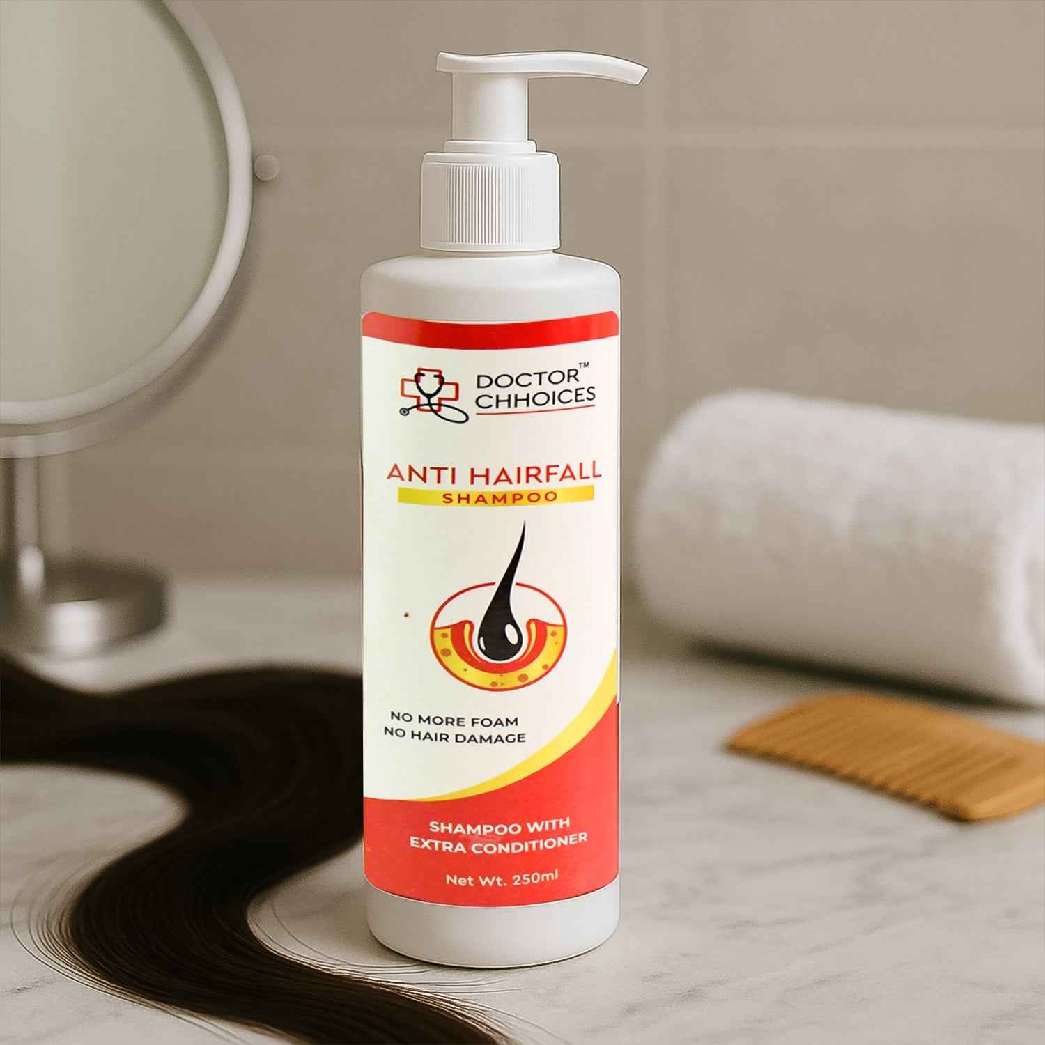 Doctor Chhoices / Choices Advanced Anti Hairfall Shampoo with Extra Conditioner – 250ml (1 Pc)