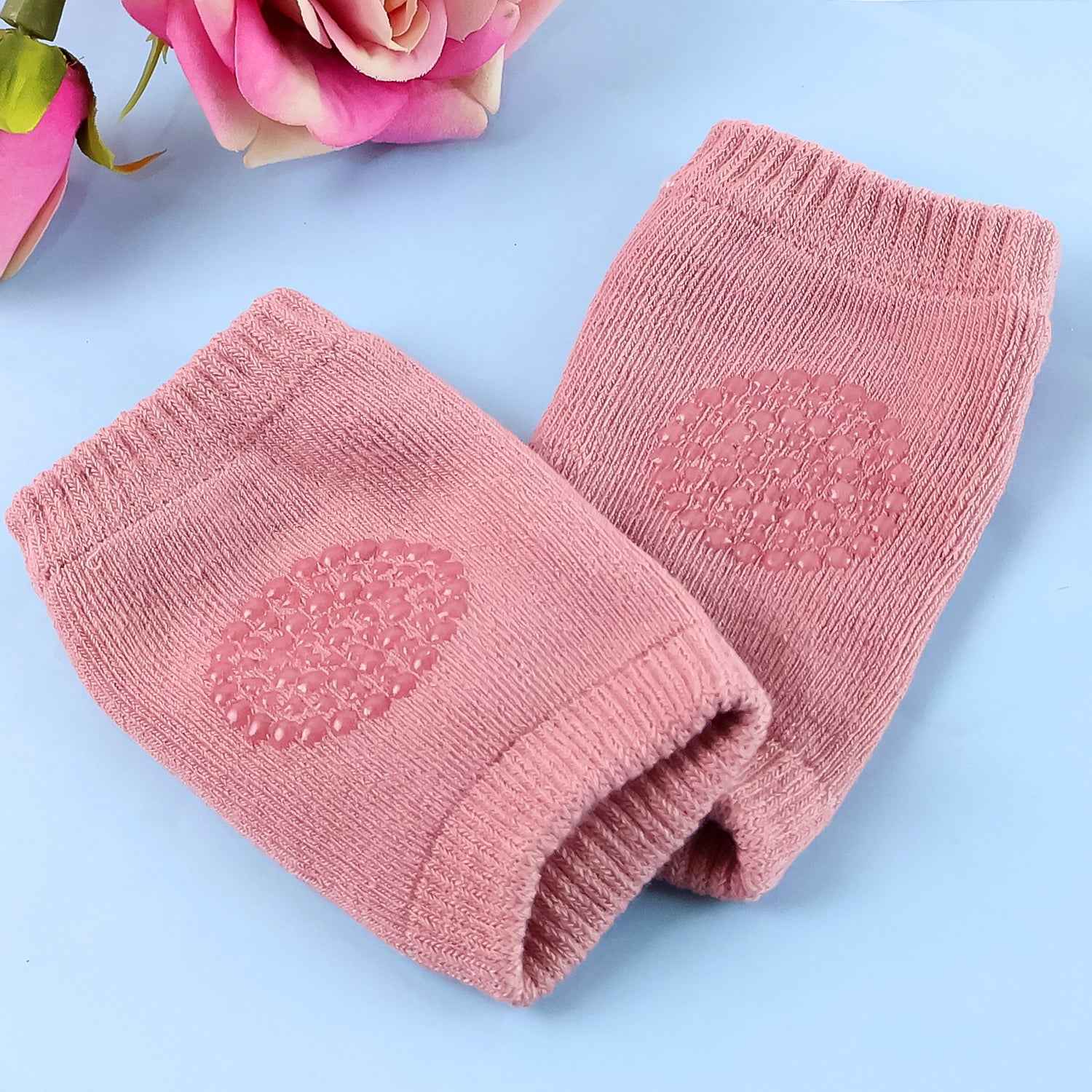 Pink Toddler Wool Knit Leg Warmer (Knee Guard)