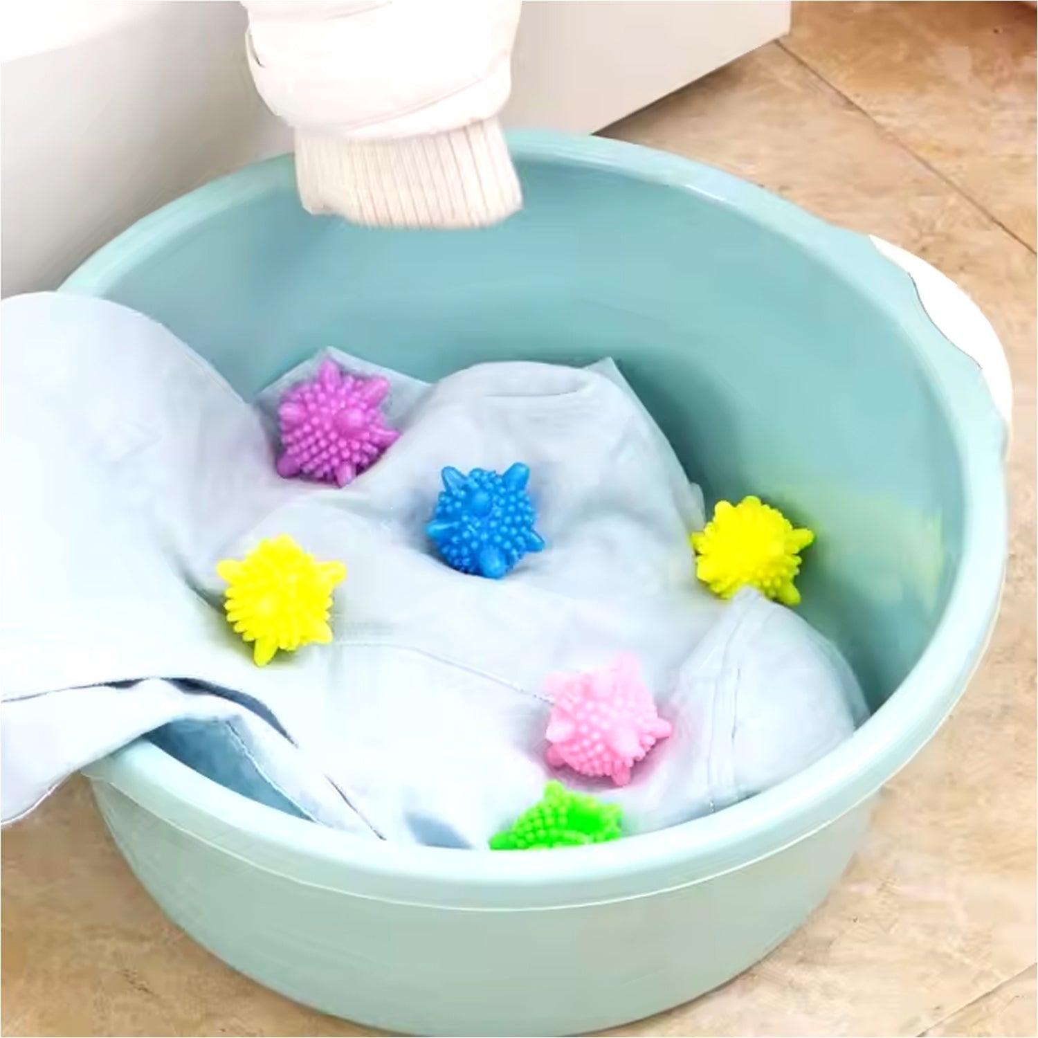 Soft Star Washing Machine, Laundry Dryer Balls Laundry Ball (4 Pcs / Multi Color) Variety Bazaar