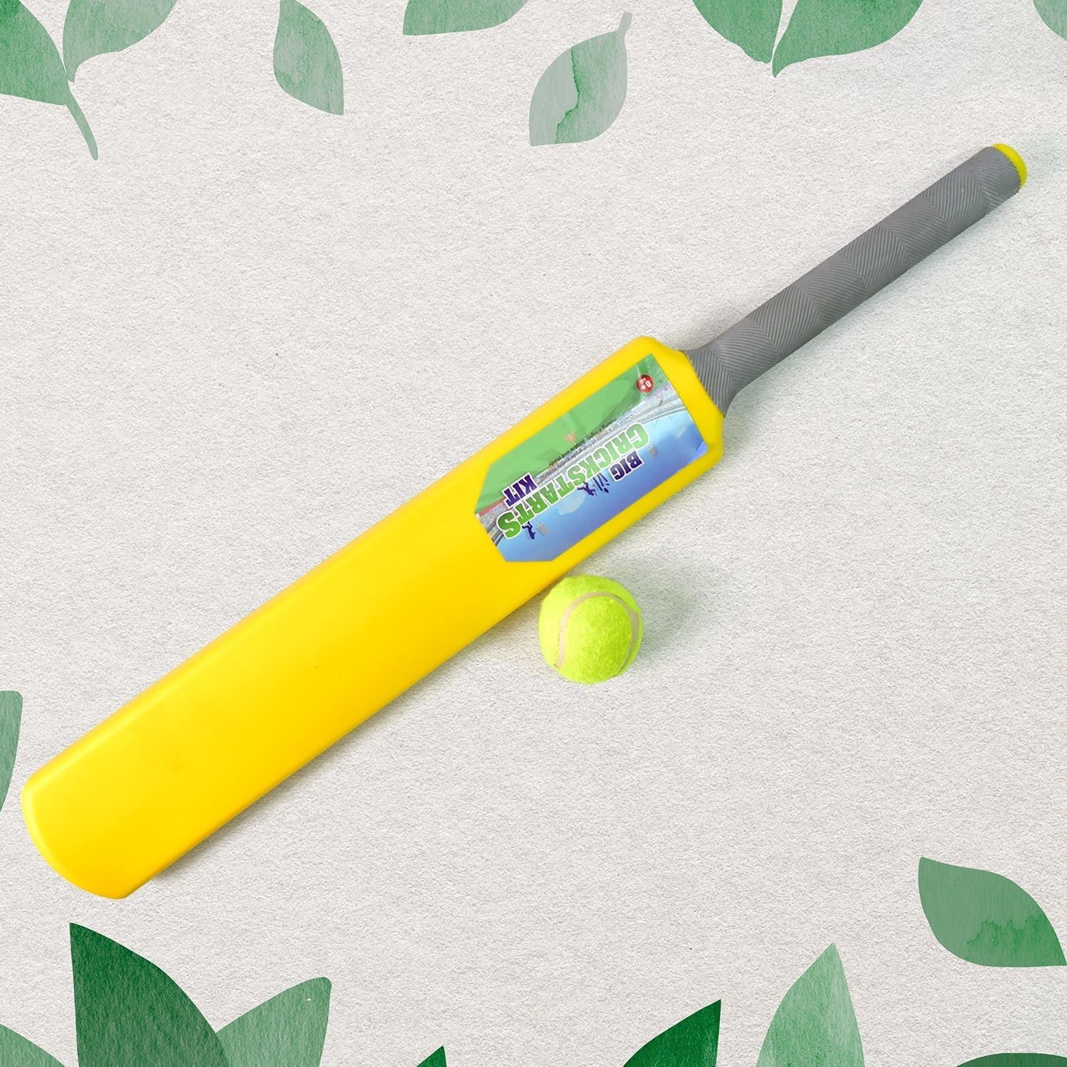 Big Cricket Kit, Cricket Set with 1 Cricket Bat, 1 Rubber Ball, Bails, 3 Stumps with Stand Base Variety Bazaar