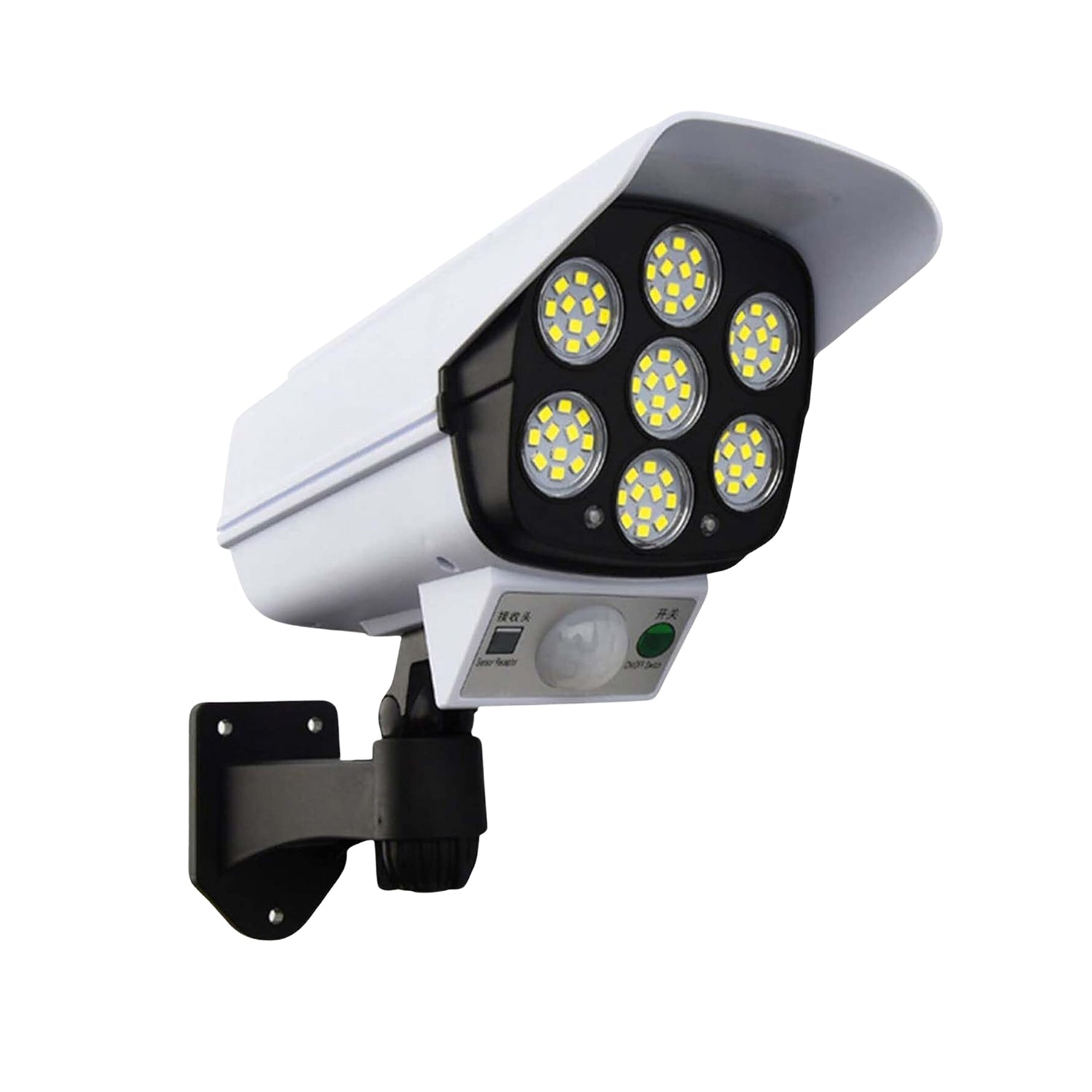 Solar Light Outdoor Motion Sensor Security Camera Shaped Dummy Wall Lamp (1 Pc) Variety Bazaar