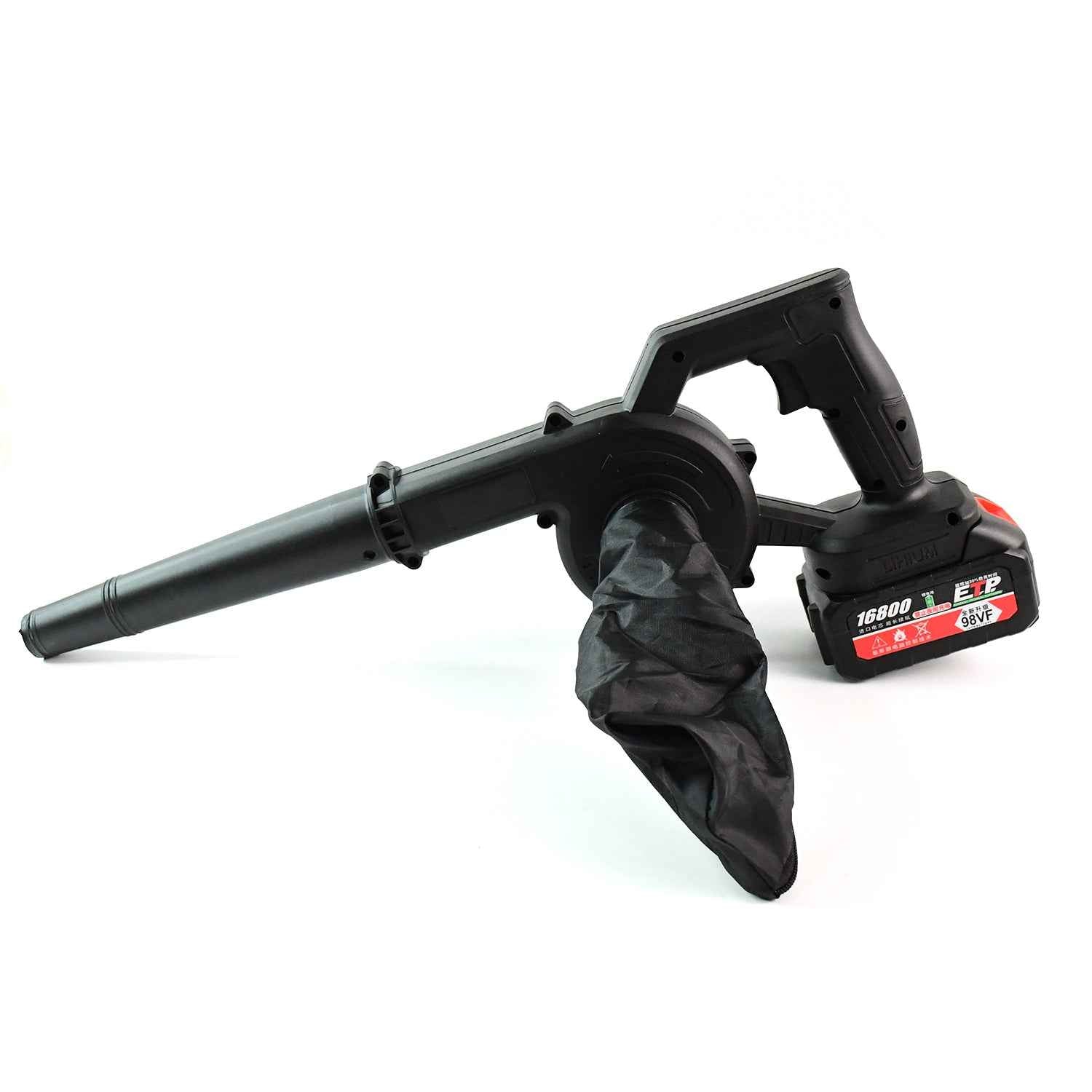 Multi-Purpose Home and Garden Air Blower Kit with Collection Bag for Easy Cleaning