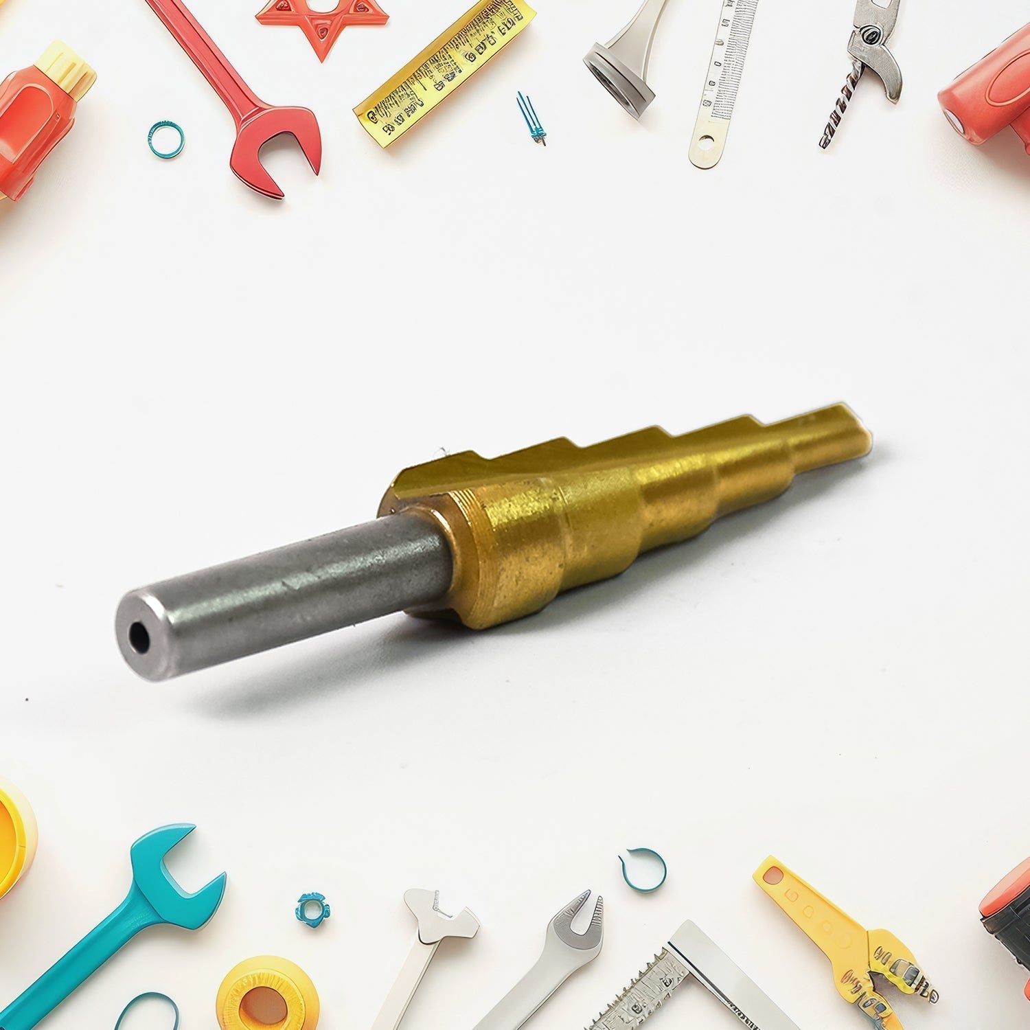 Step Drill Bit for Metal, High-Speed Steel Step Drill Bit (1 pc / 4-12 MM) Variety Bazaar