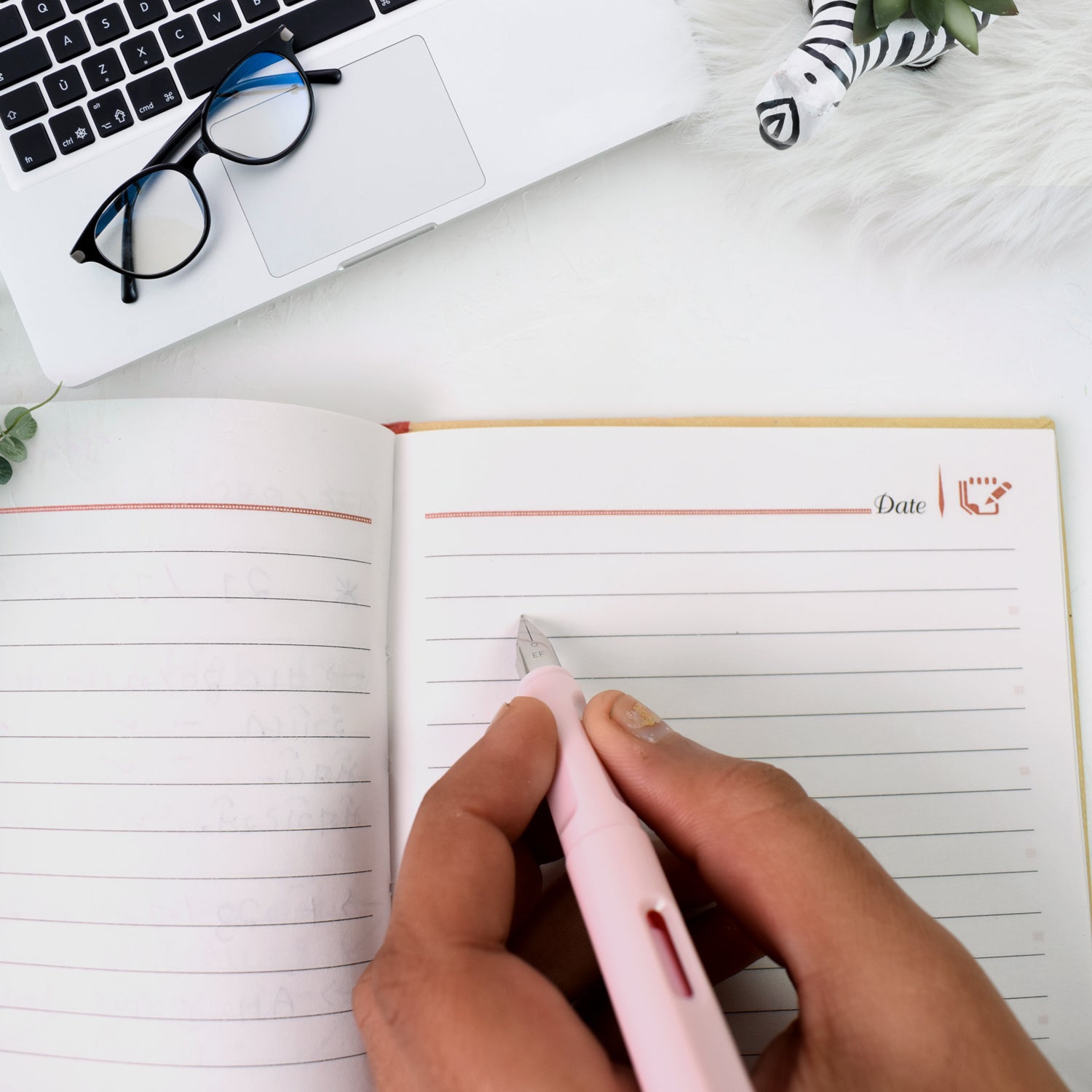 Fountain Blue Pen With 3 Refills (1 Set) Variety Bazaar