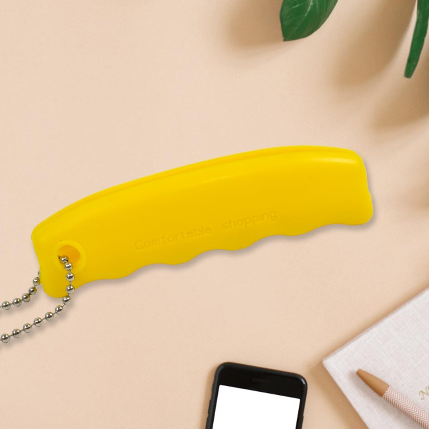 Silicone Portable Bag Device Bag Filter Hand Shopping Bag Carry Tool Key Chain (1 Pc) Variety Bazaar