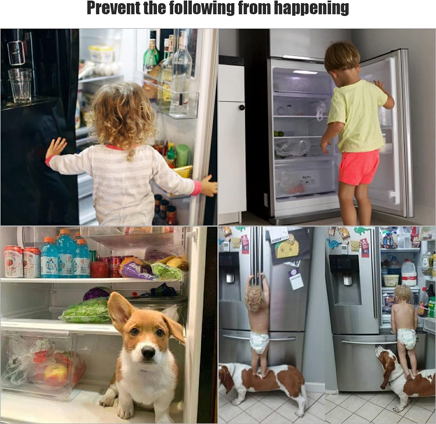 Fridge Freezer Door Lock -Baby Safety Child Lock Variety Bazaar