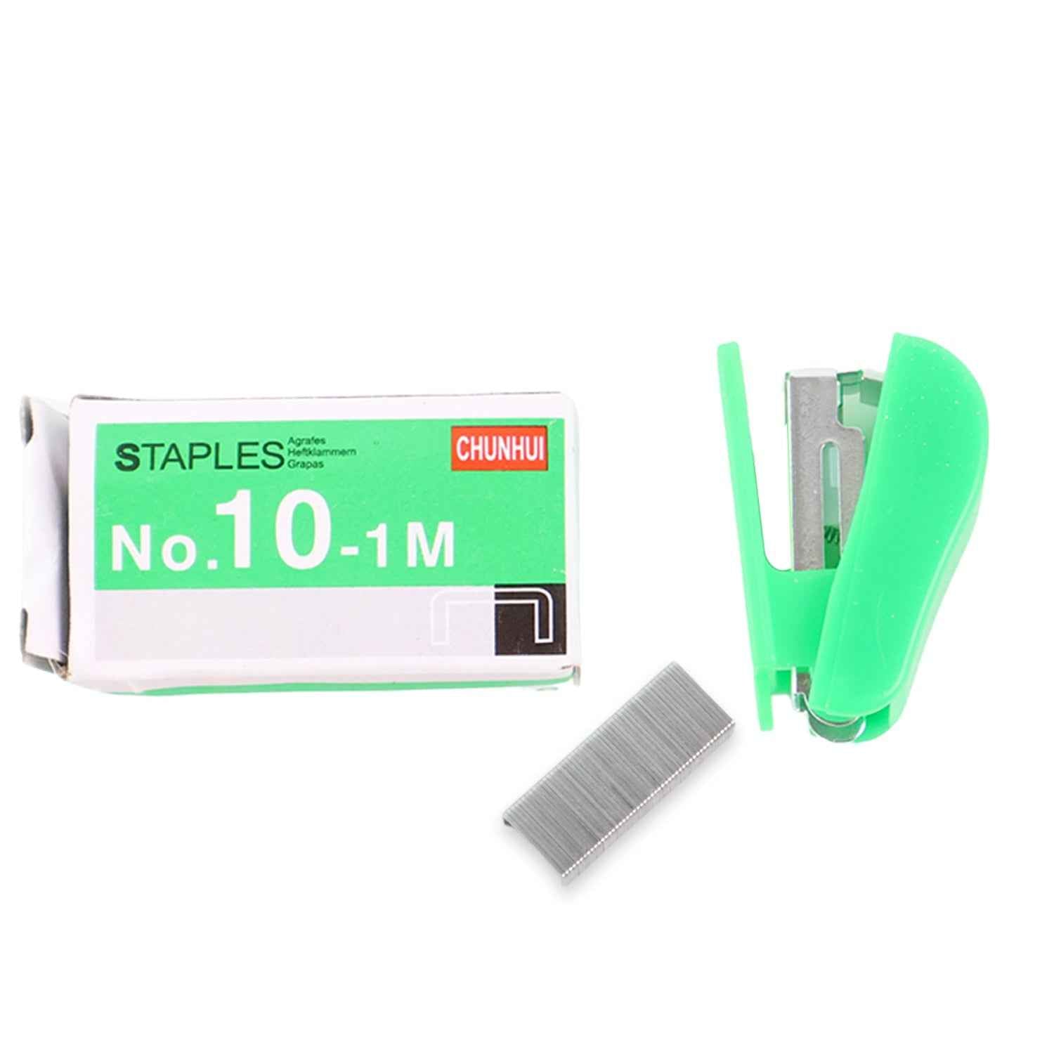Mini Stapler with 1 Strip of Staples (1 Set)