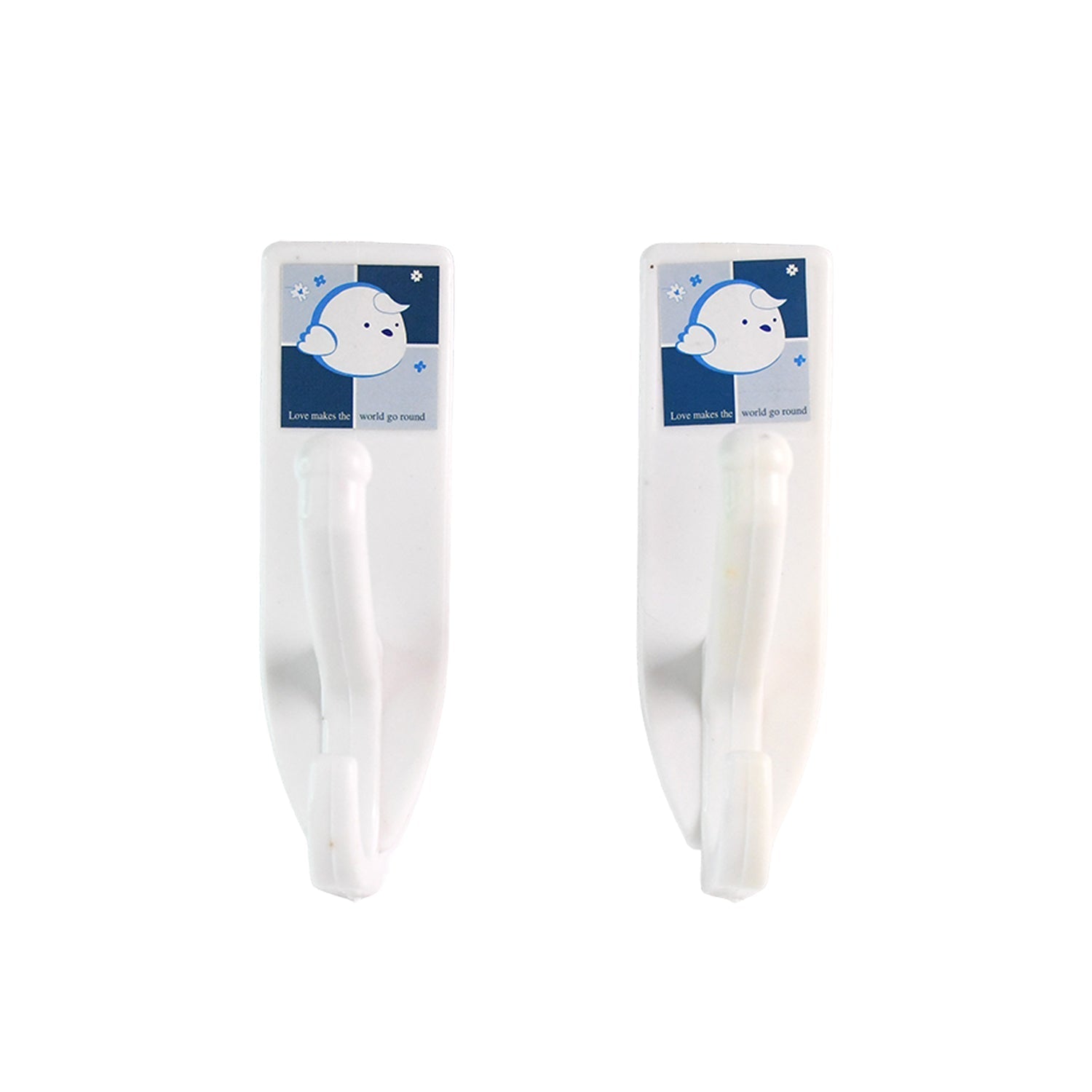 Multipurpose Wall Hooks: Strong & Self-Adhesive for Bathroom, Kitchen, Office ( Mix Design ) Variety Bazaar