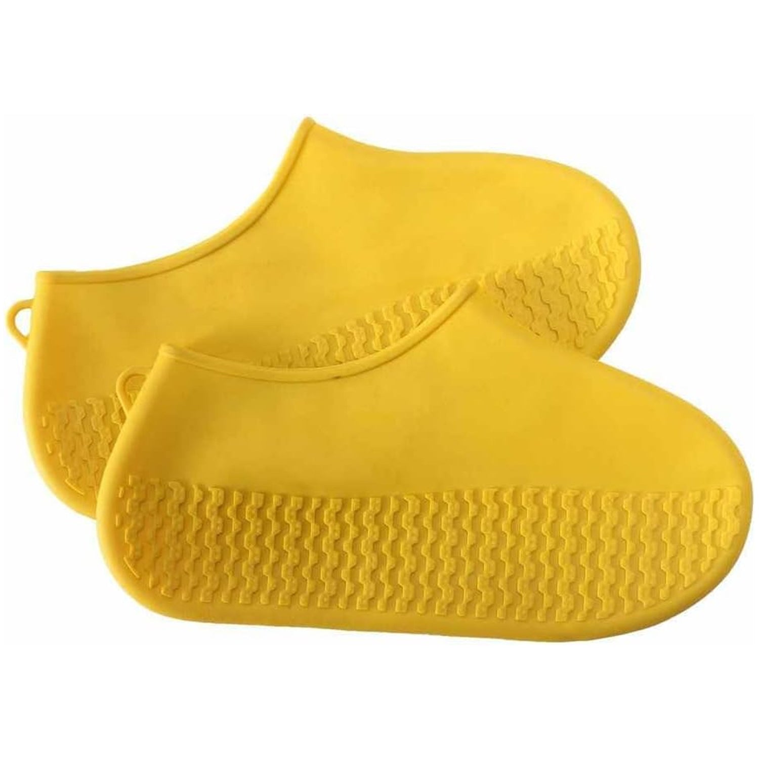 Non-Slip Silicone Rain Reusable Anti skid Waterproof Fordable Boot Shoe Cover (Extra Large Size (XL)/ 1 Pair / Mix Color) Variety Bazaar