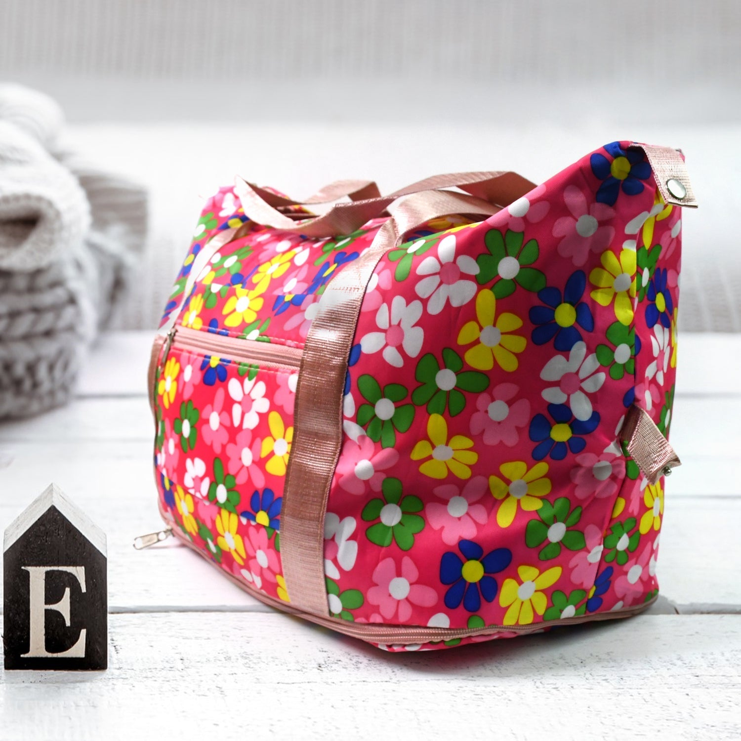 Large Capacity Folding Travel Bag, Multifunctional Sports Shoulder Bag Luggage Bag, Travel Bag Expandable Weekender Overnight Bag with Dry and Wet Separated Pocket Sports Bag Gym, Shoulder Bag Water Resistant (6 Pocket) Variety Bazaar