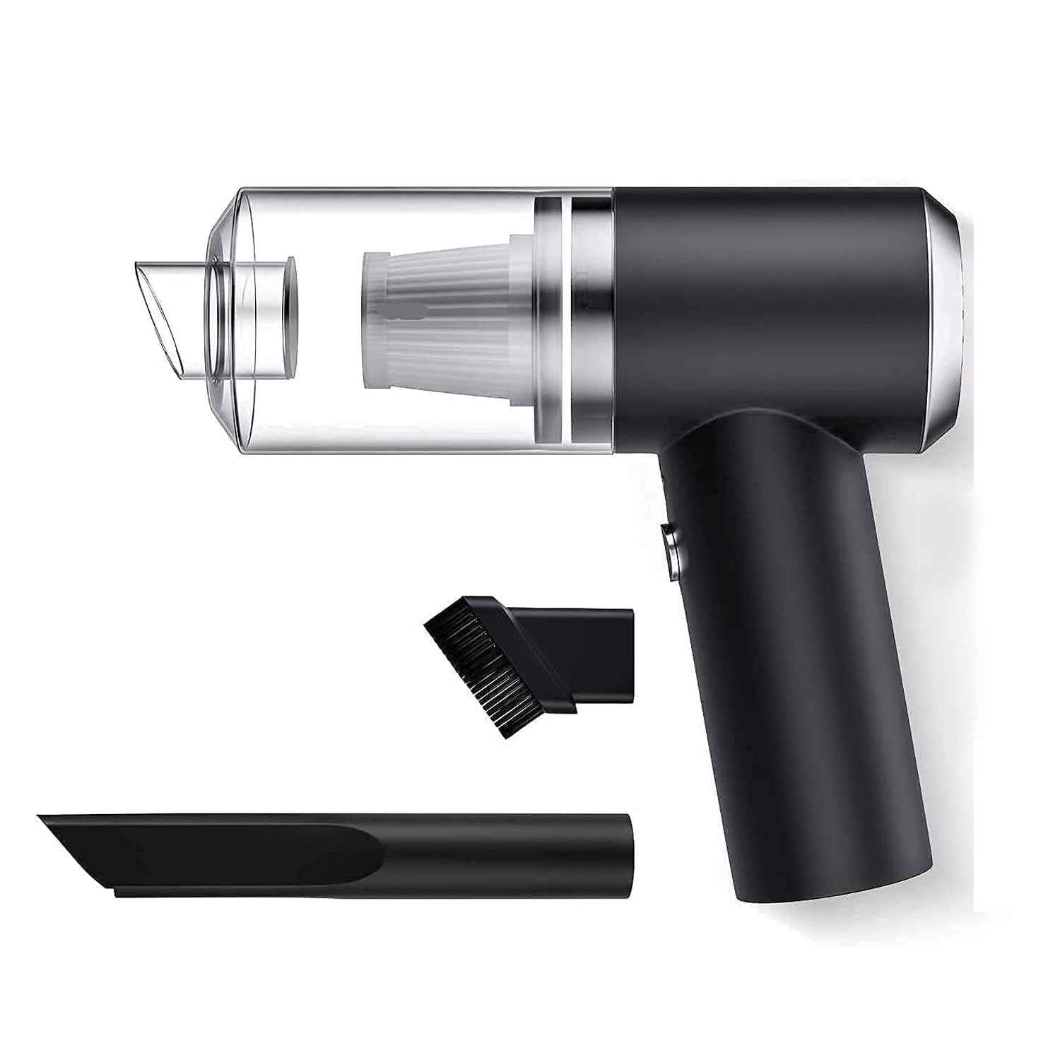 2 in 1 Wireless Vacuum Cleaner – 120W Handheld USB Rechargeable for Home & Car (1 Pc)