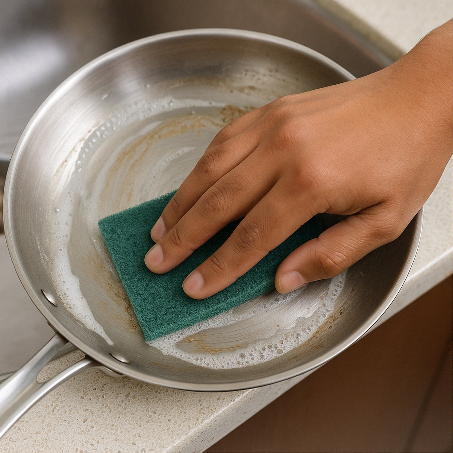 Pro Clean Heavy-Duty Kitchen Scrubber Pad – 4x6 inch (1 Pc) Variety Bazaar